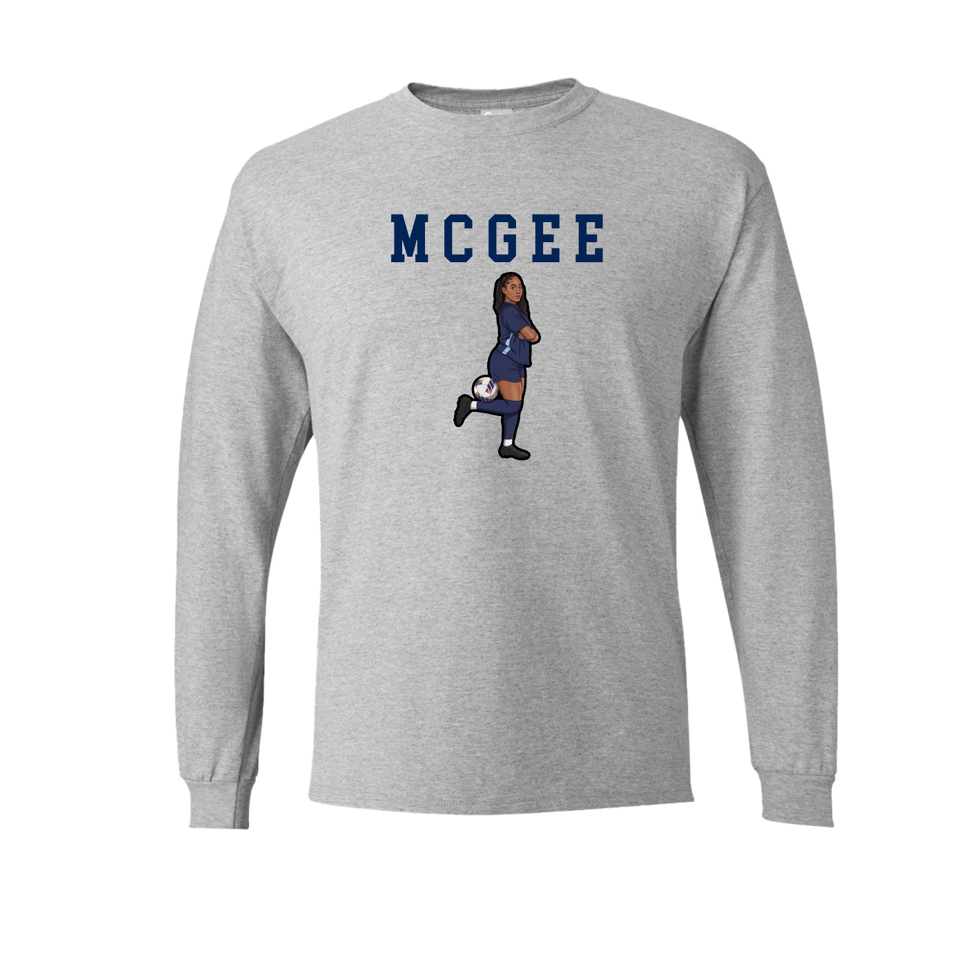 Long Sleeve Tee — Shirsey in Grey