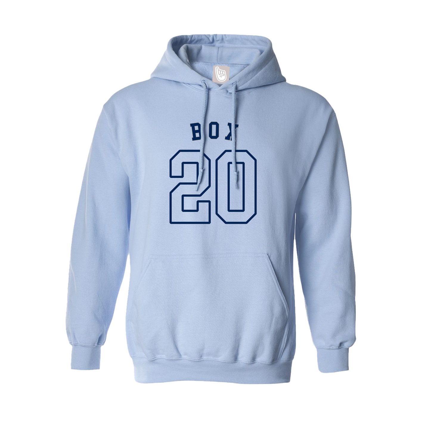 Hoodie — Shirsey Arch in Light Blue