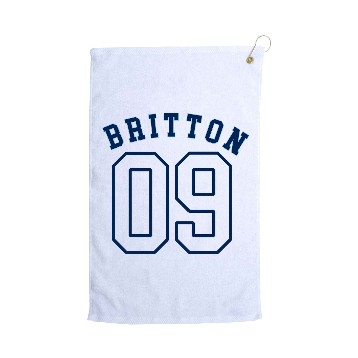 Golf Towel — Shirsey Arch in White