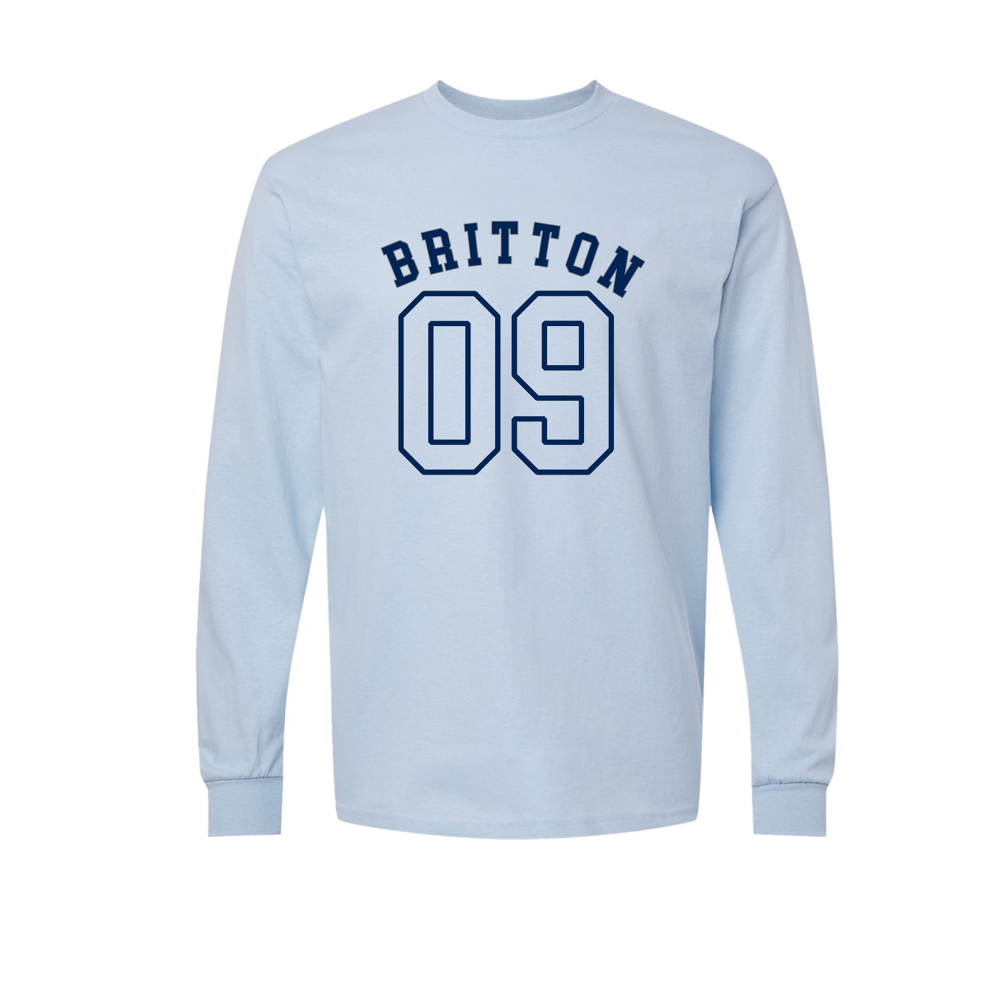 Long Sleeve Tee — Shirsey Arch in Light Blue