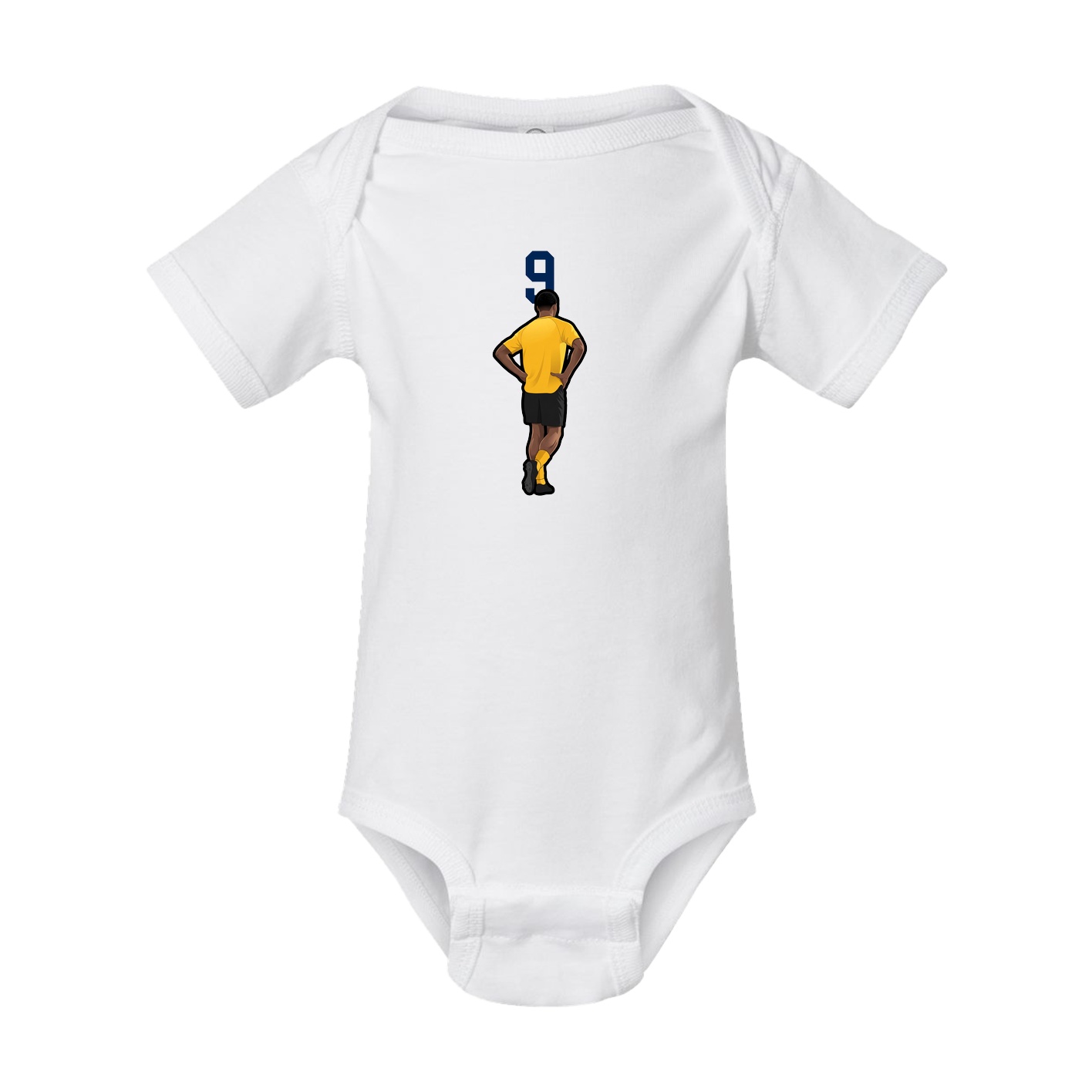 Baby Onesie — Number Top in White