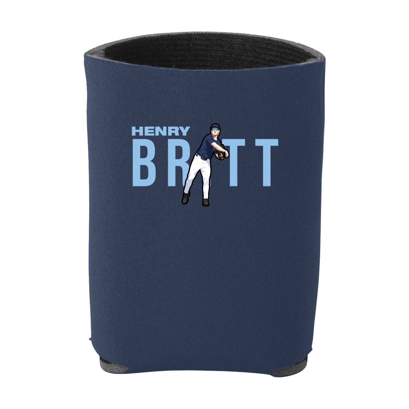 Can Holder — Player Name in Navy