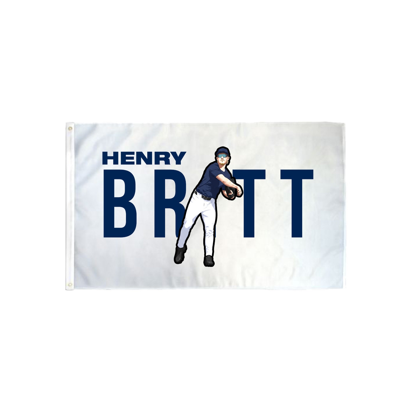 3x5 Flag — Player Name in Classic