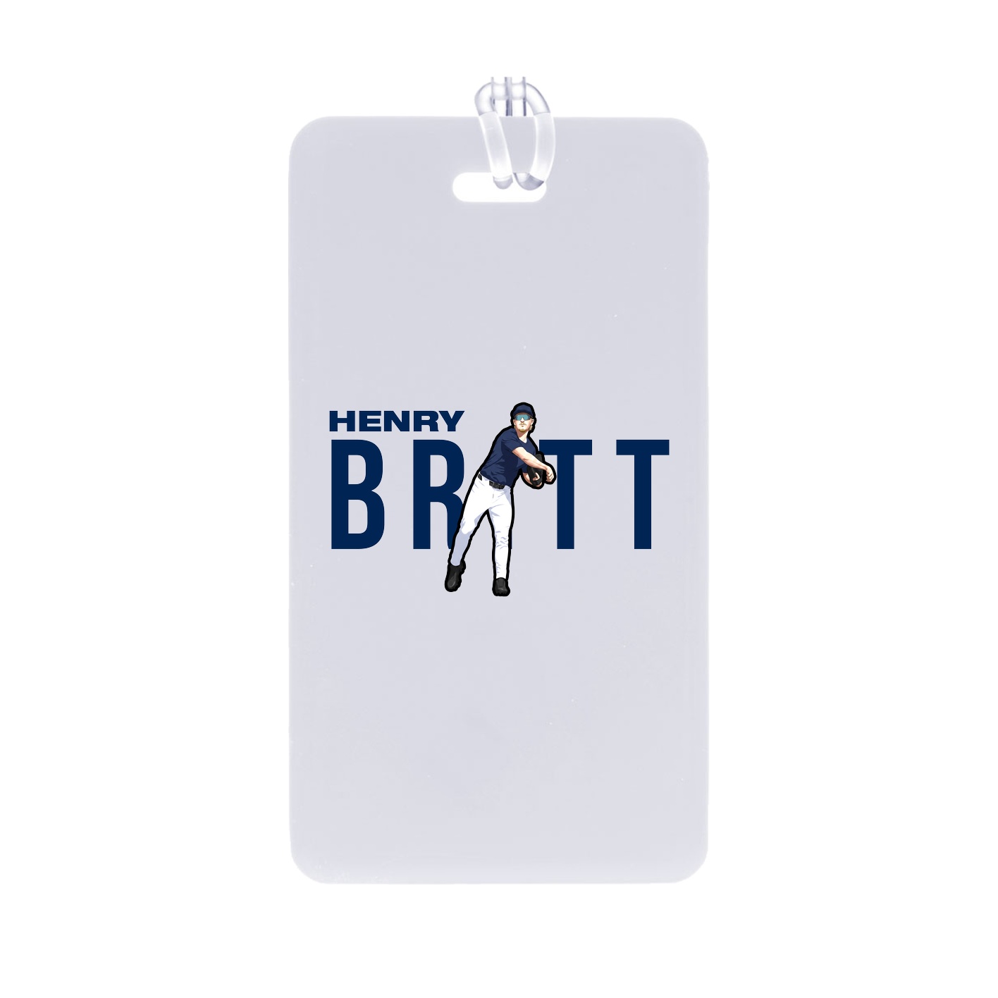 Bag Tag — Player Name in Classic
