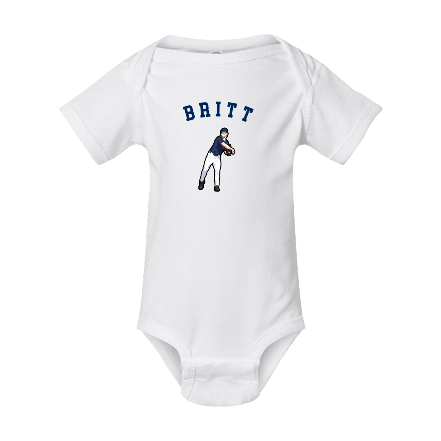 Baby Onesie — Shirsey Arch in White