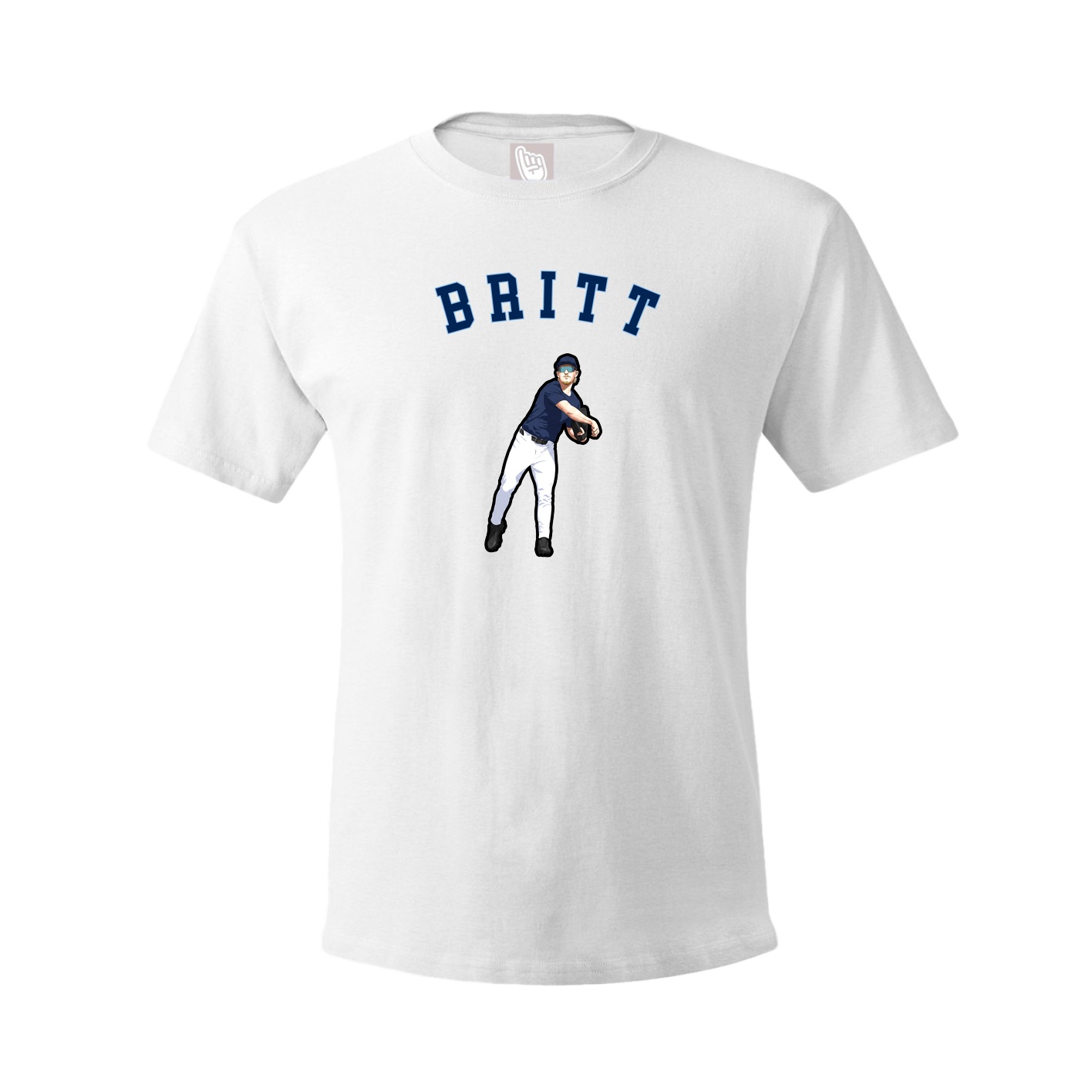 Youth Tee — Shirsey Arch in White