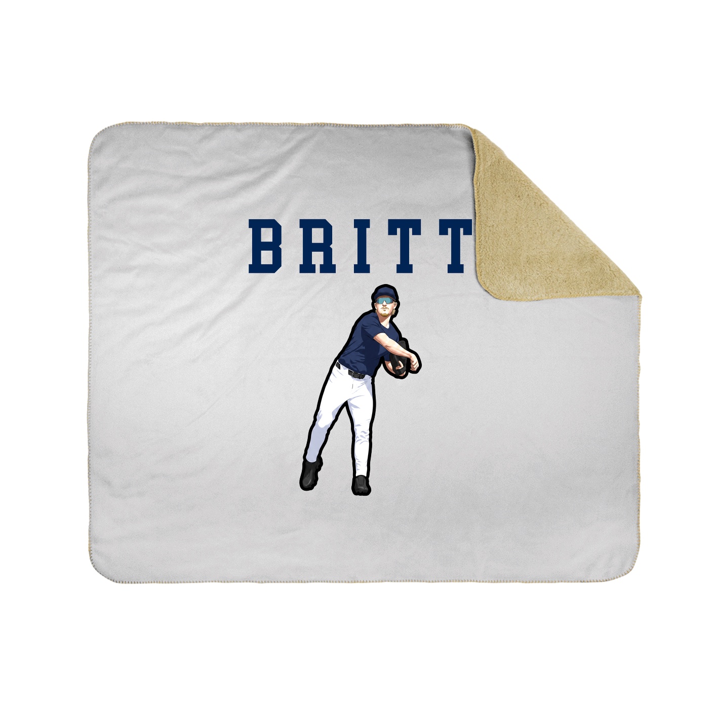 Throw Blanket — Shirsey in White