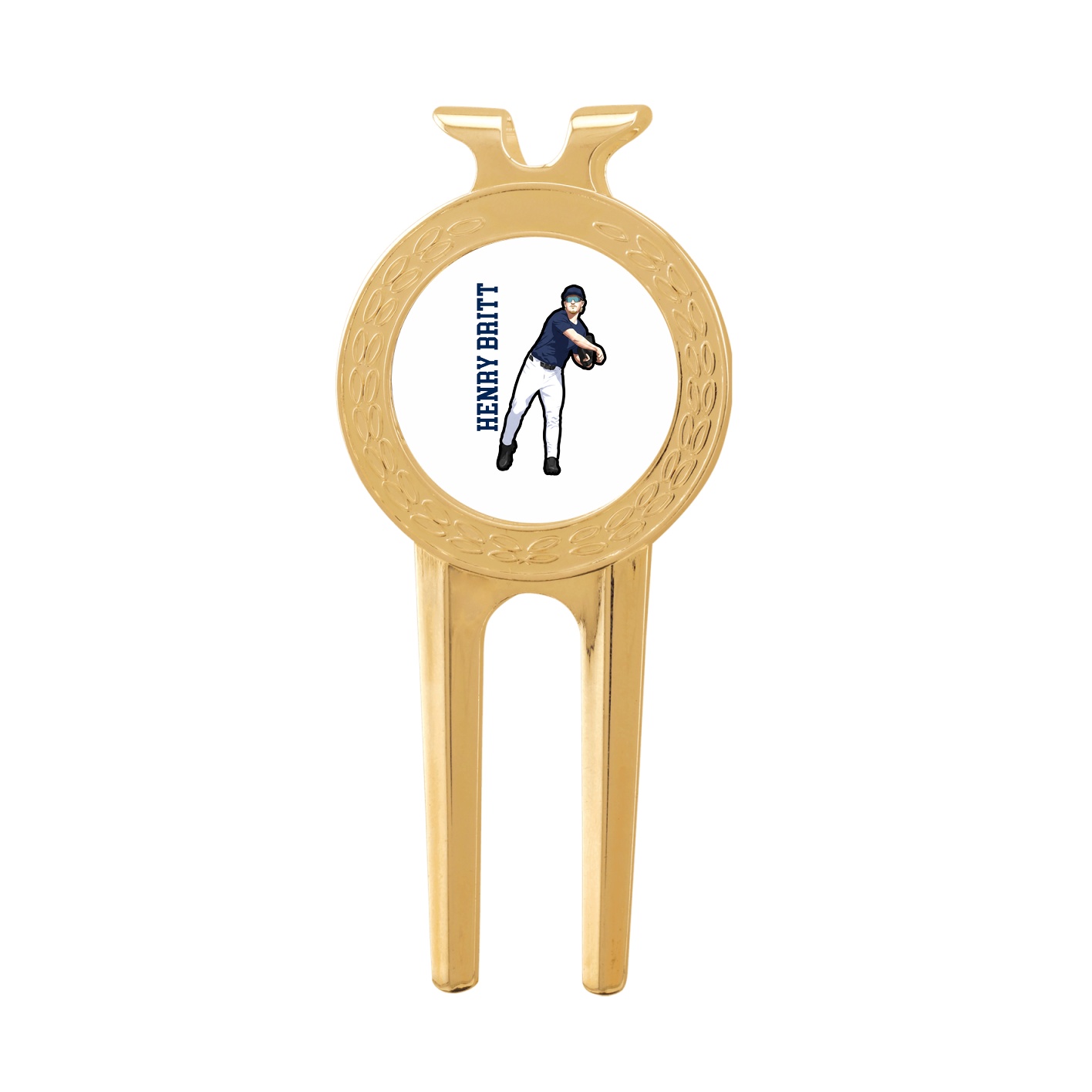 Divot Tool with Ball Marker — Name Vertical in Classic