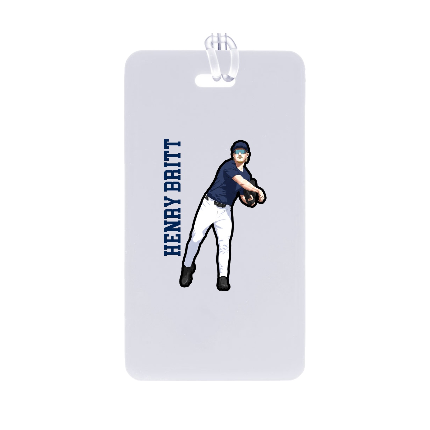 Bag Tag — Name Vertical in Classic