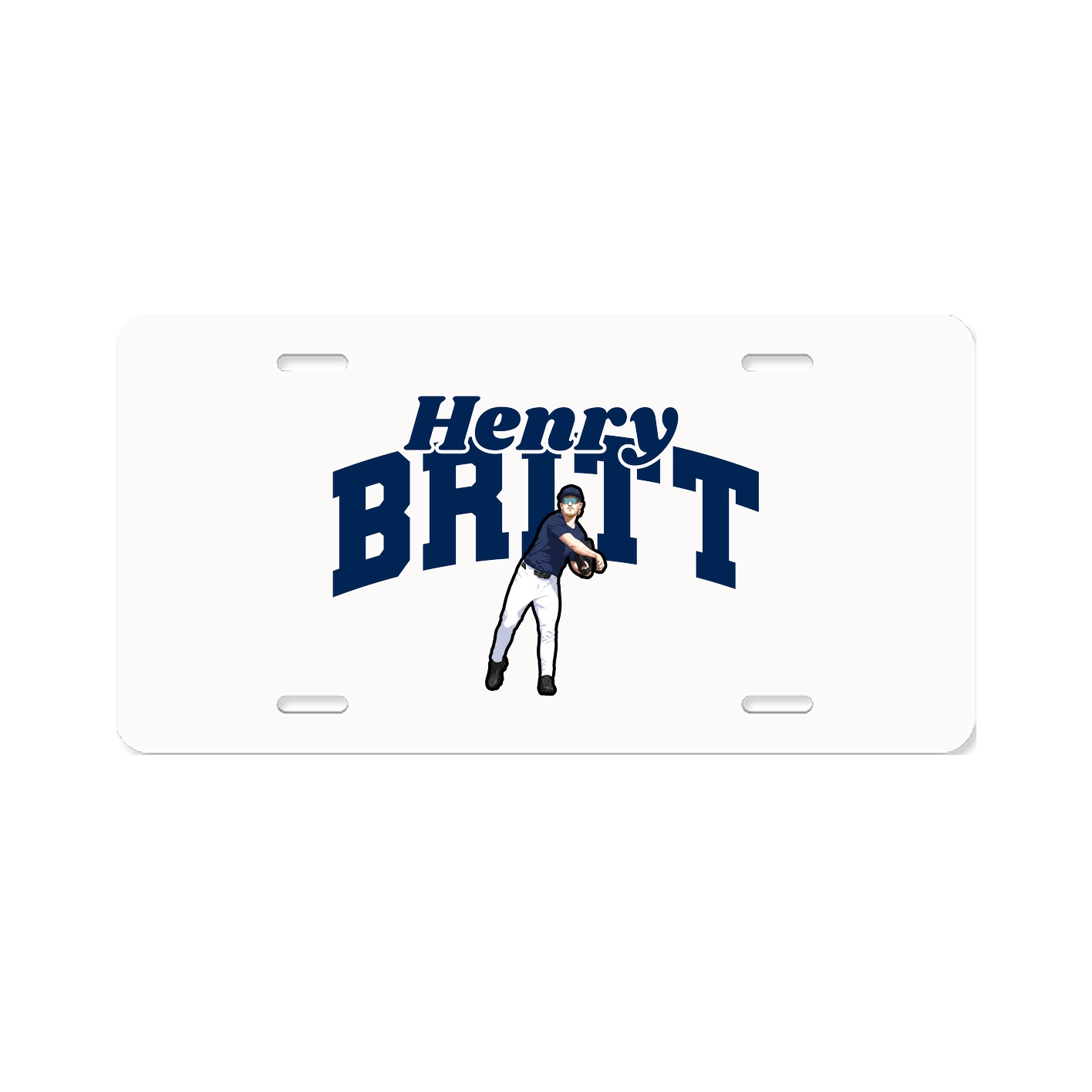 License Plate — Signature Arch in Classic