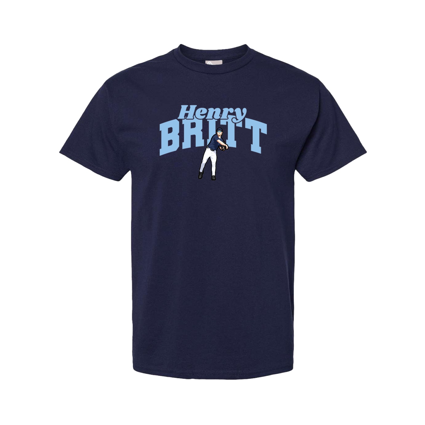 Tee — Signature Arch in Navy
