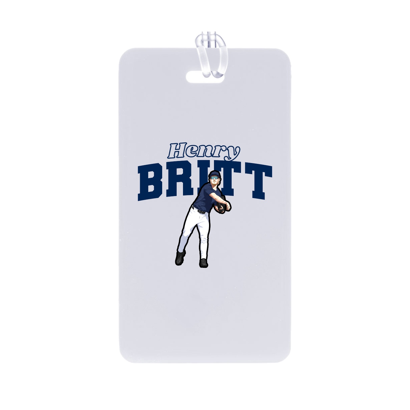 Bag Tag — Name Arch in Classic