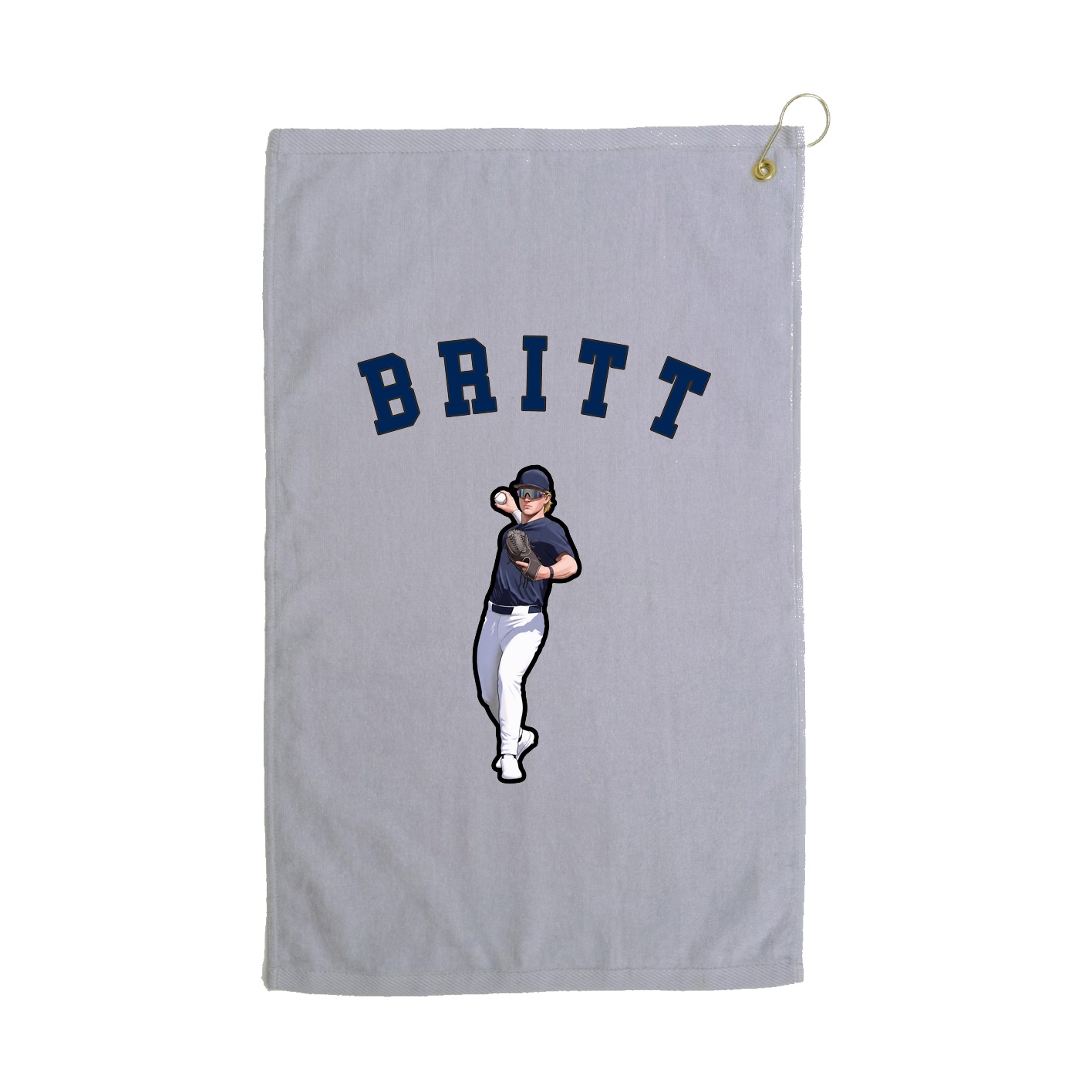 Golf Towel — Shirsey Arch in Grey
