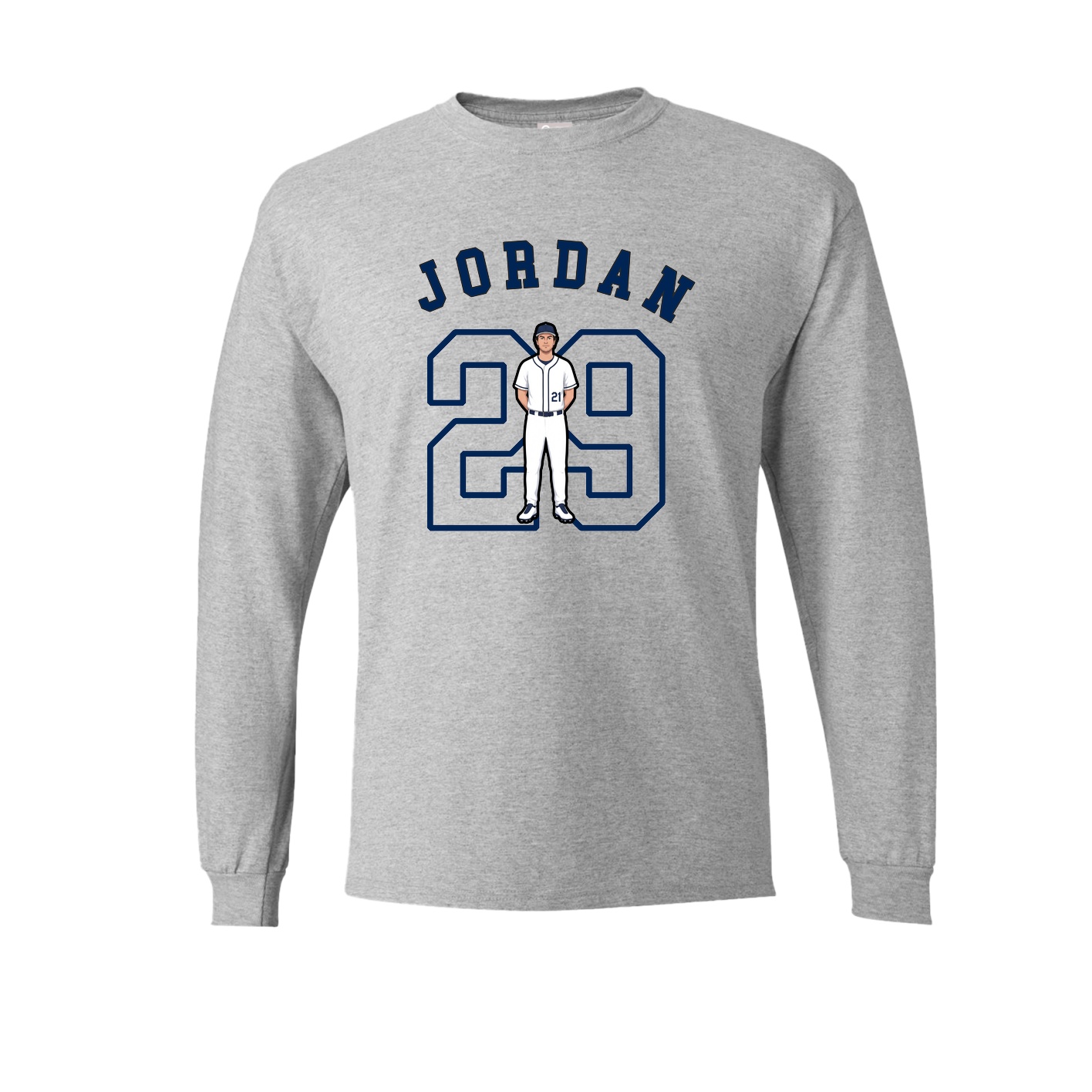 Long Sleeve Tee — Shirsey Arch in Grey