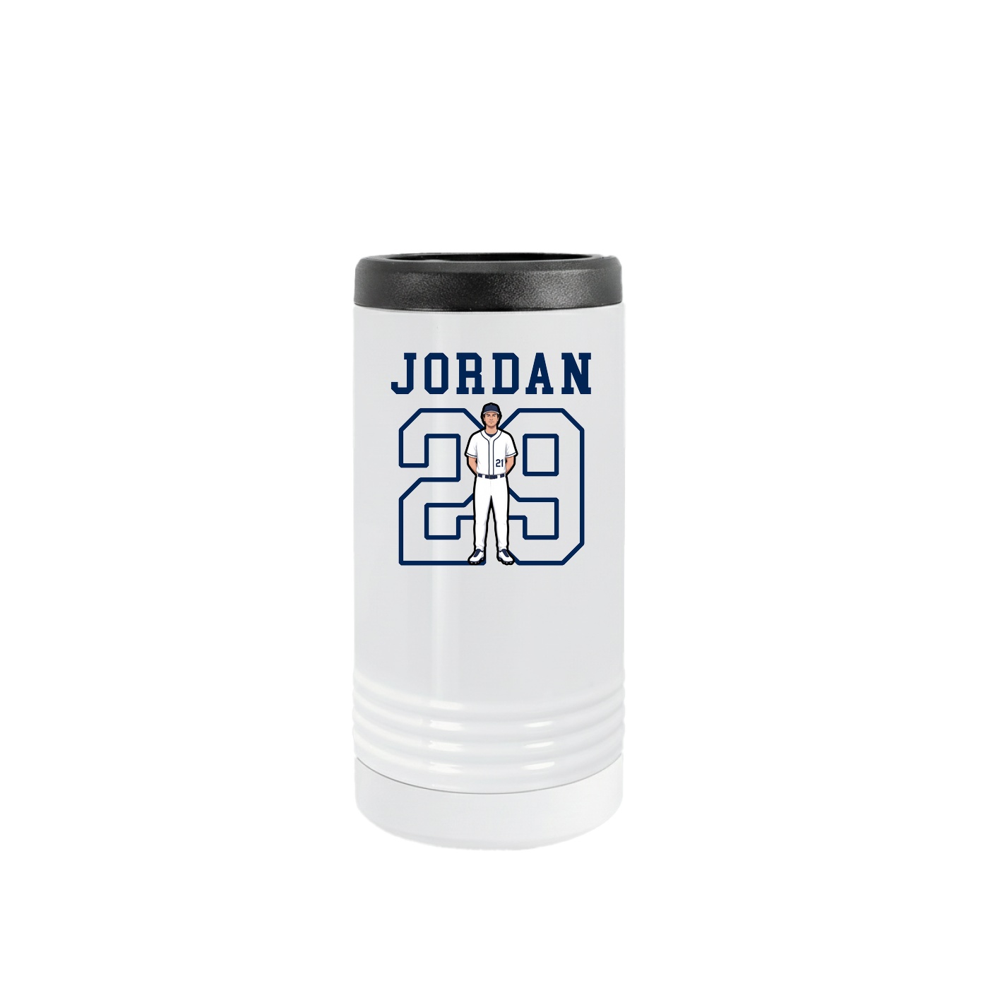 Slim Beverage Holder — Shirsey in White