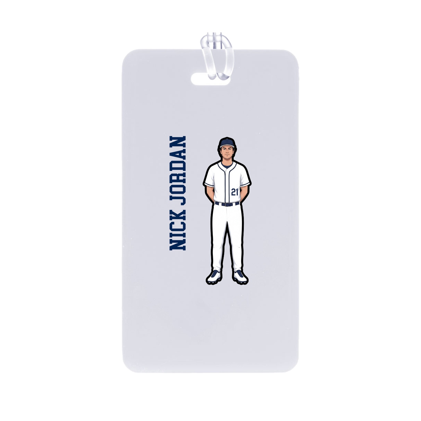 Bag Tag — Name Vertical in Classic