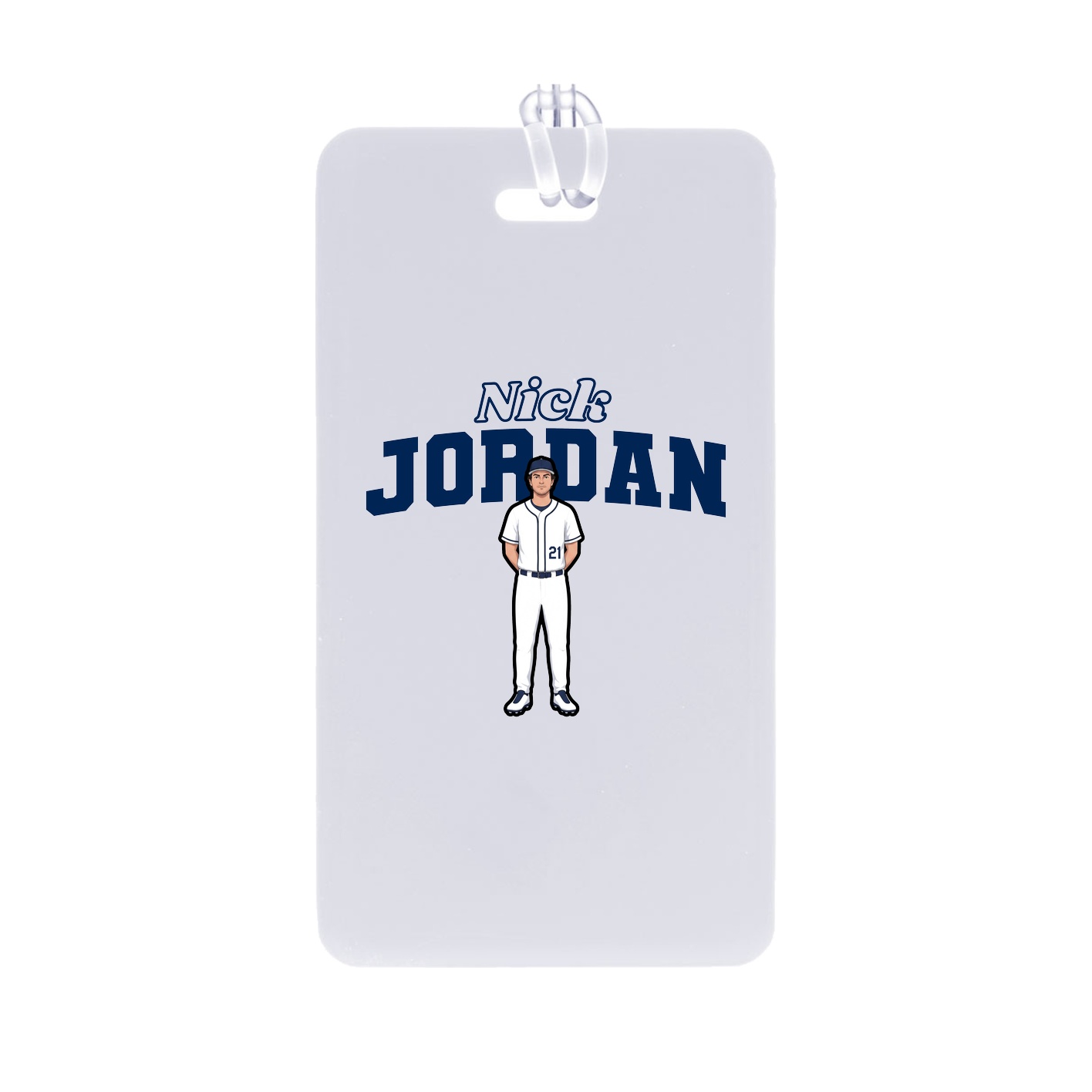 Bag Tag — Name Arch in Classic