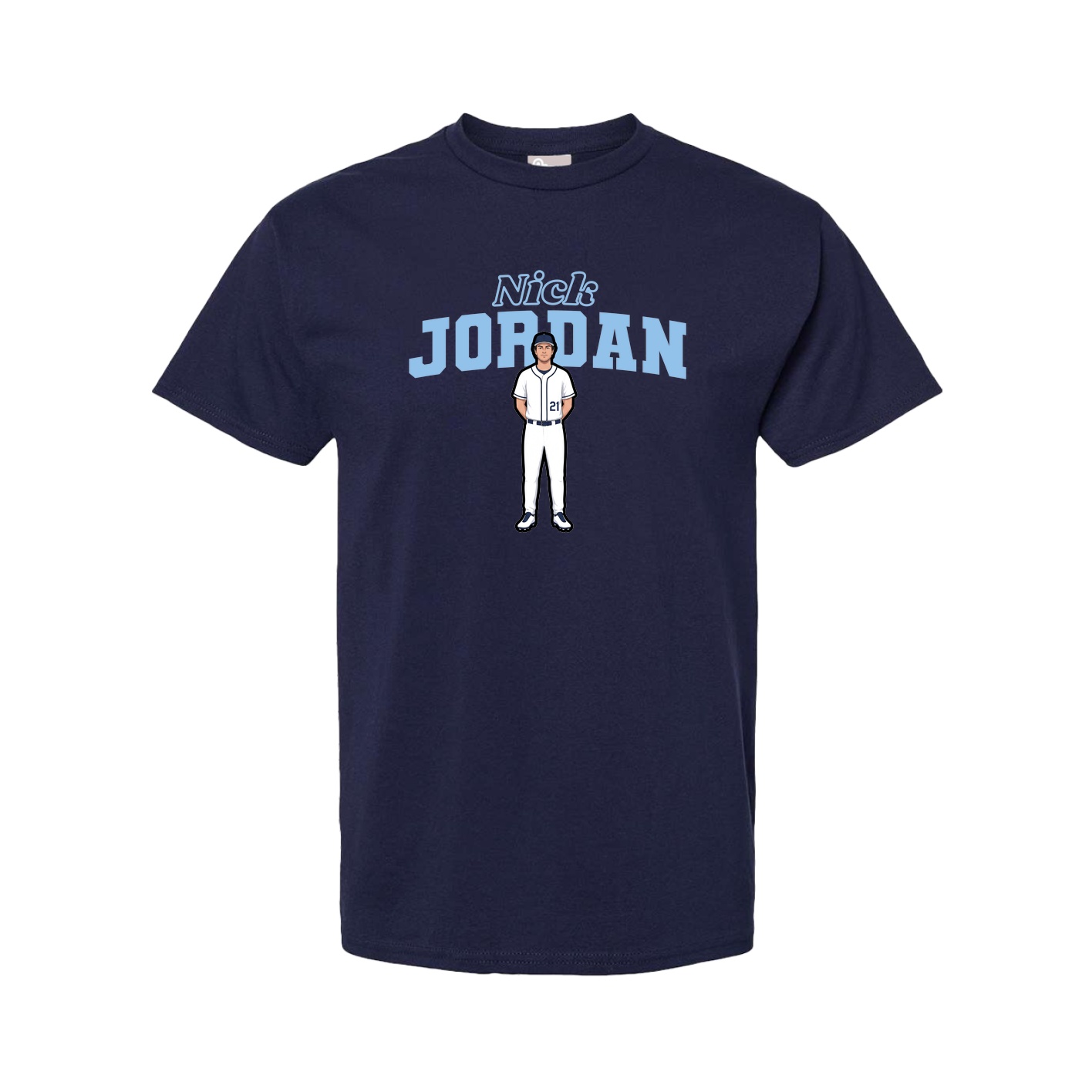 Tee — Name Arch in Navy