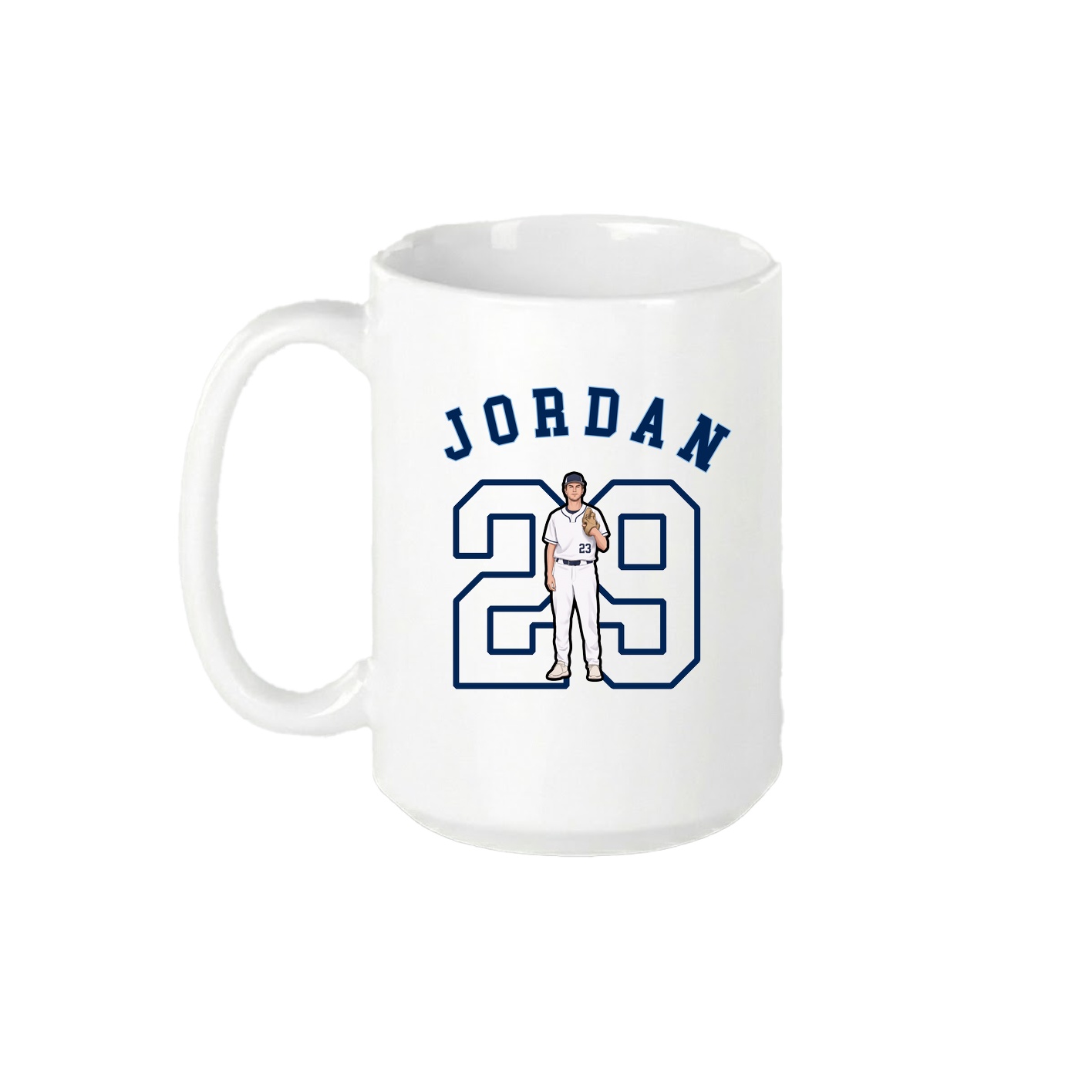 15oz Coffee Mug — Shirsey Arch in White