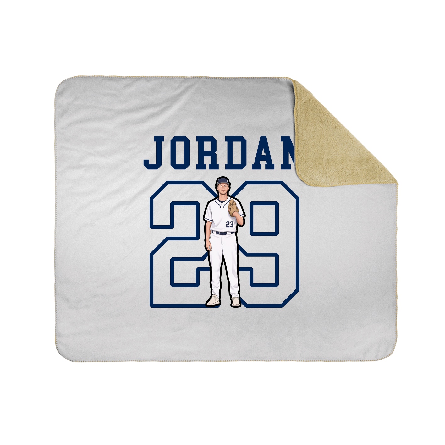 Throw Blanket — Shirsey in White