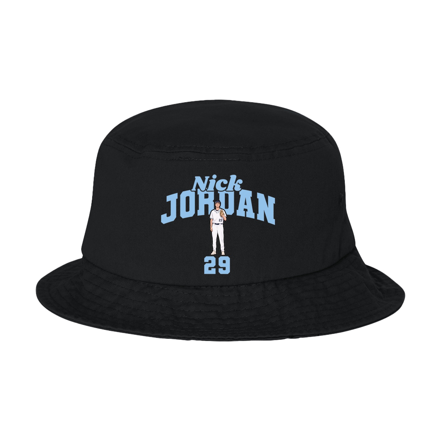 Bucket Cap — Signature Arch in Black