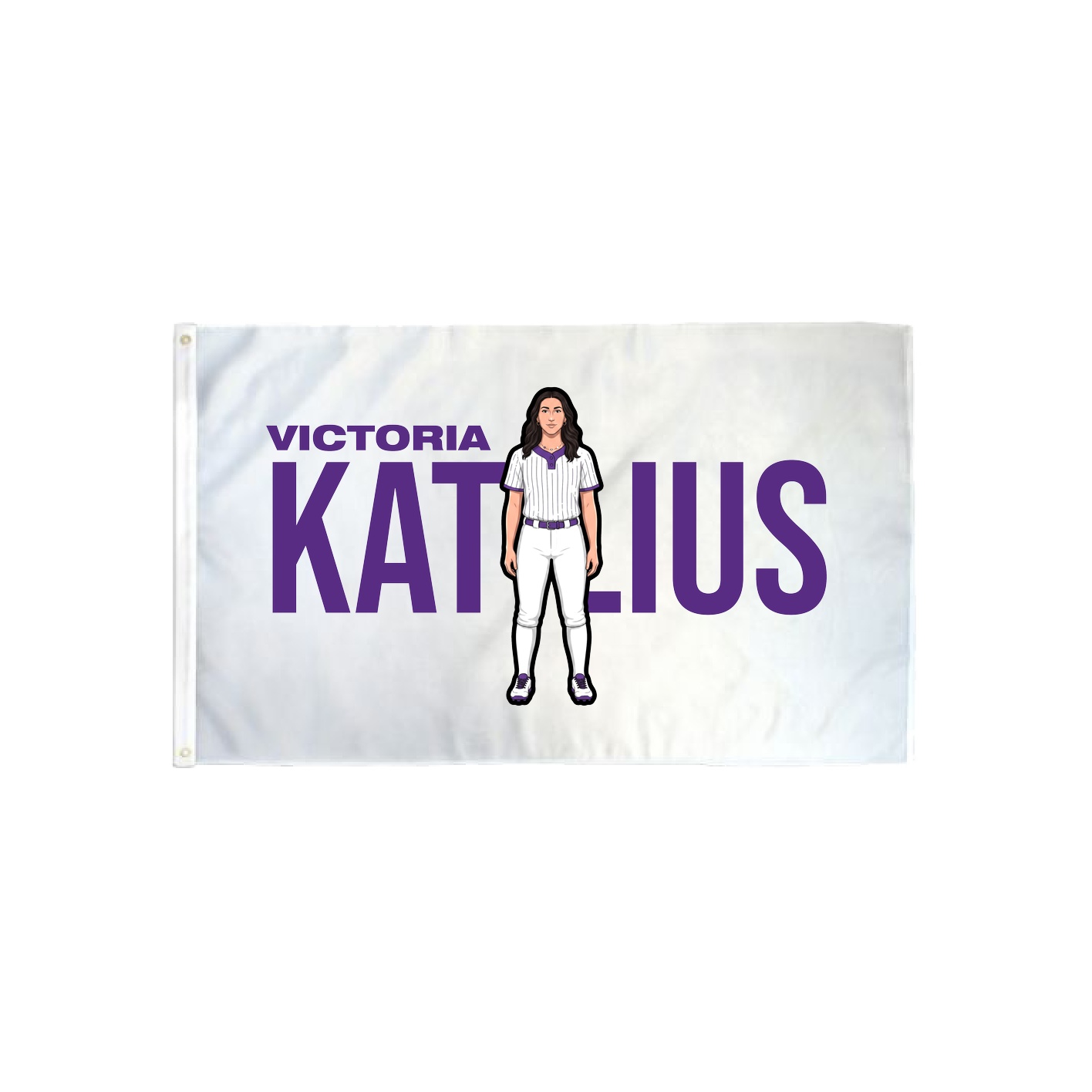 3x5 Flag — Player Name in Classic