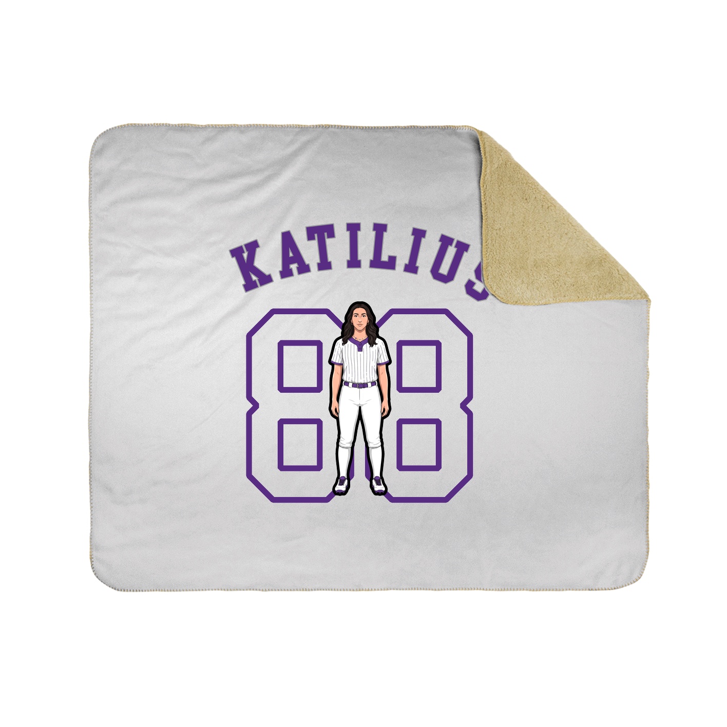 Throw Blanket — Shirsey Arch in White