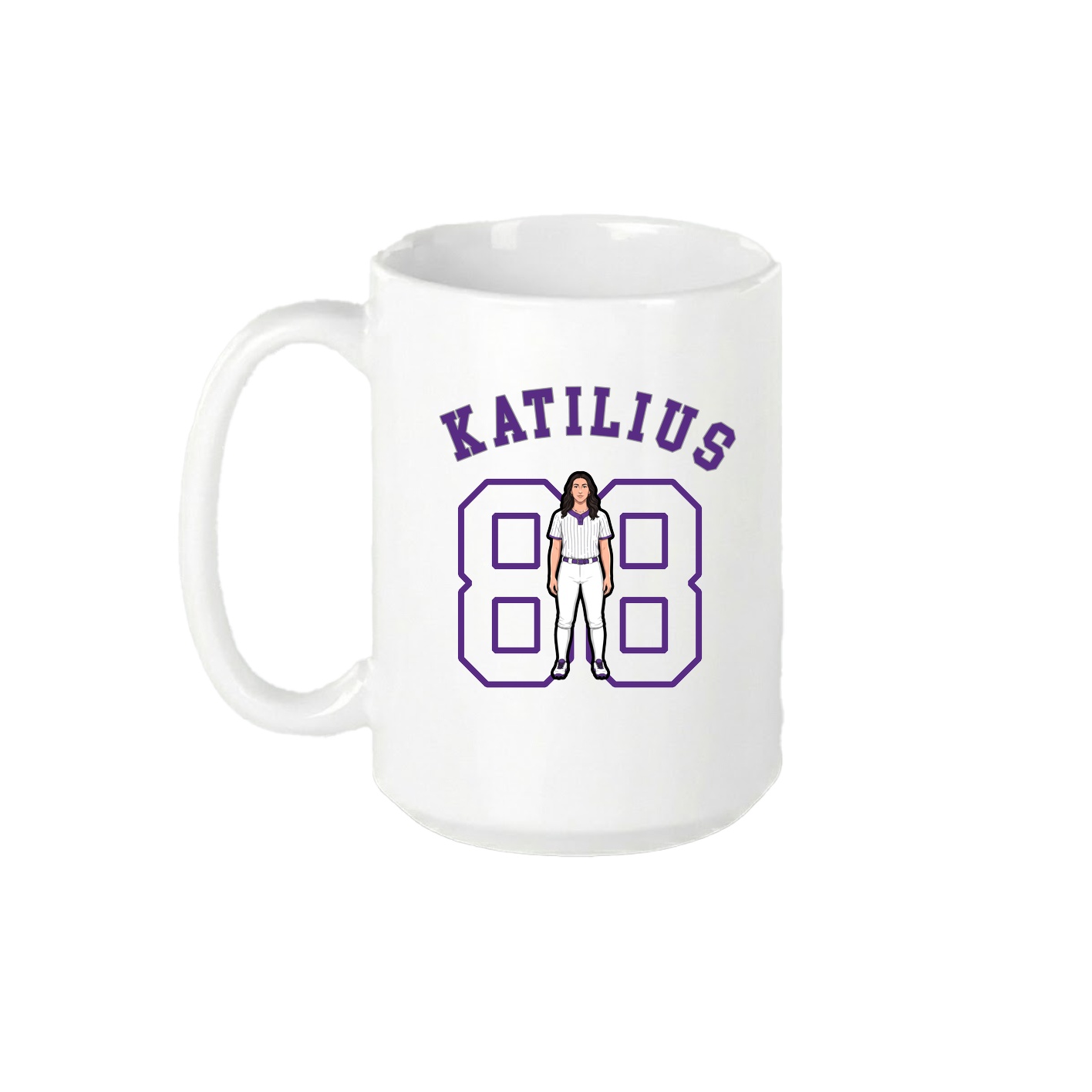 15oz Coffee Mug — Shirsey Arch in White
