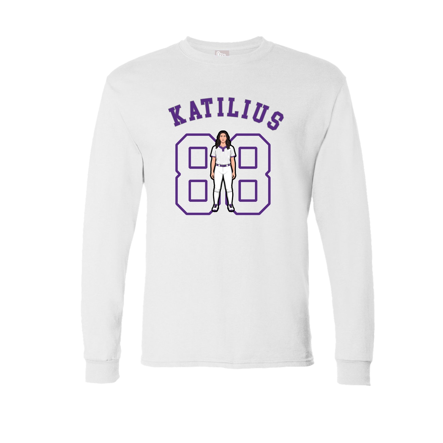 Long Sleeve Tee — Shirsey Arch in White