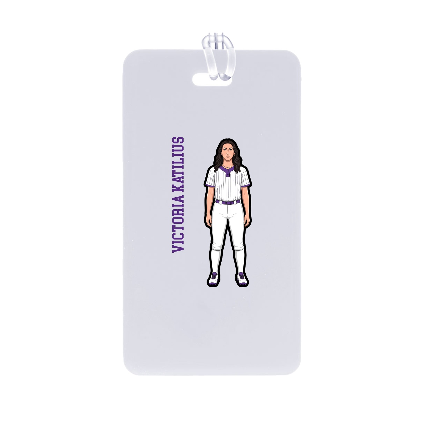 Bag Tag — Name Vertical in Classic