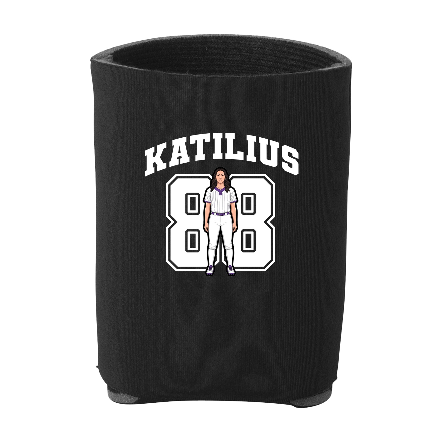 Can Holder — Number in Black