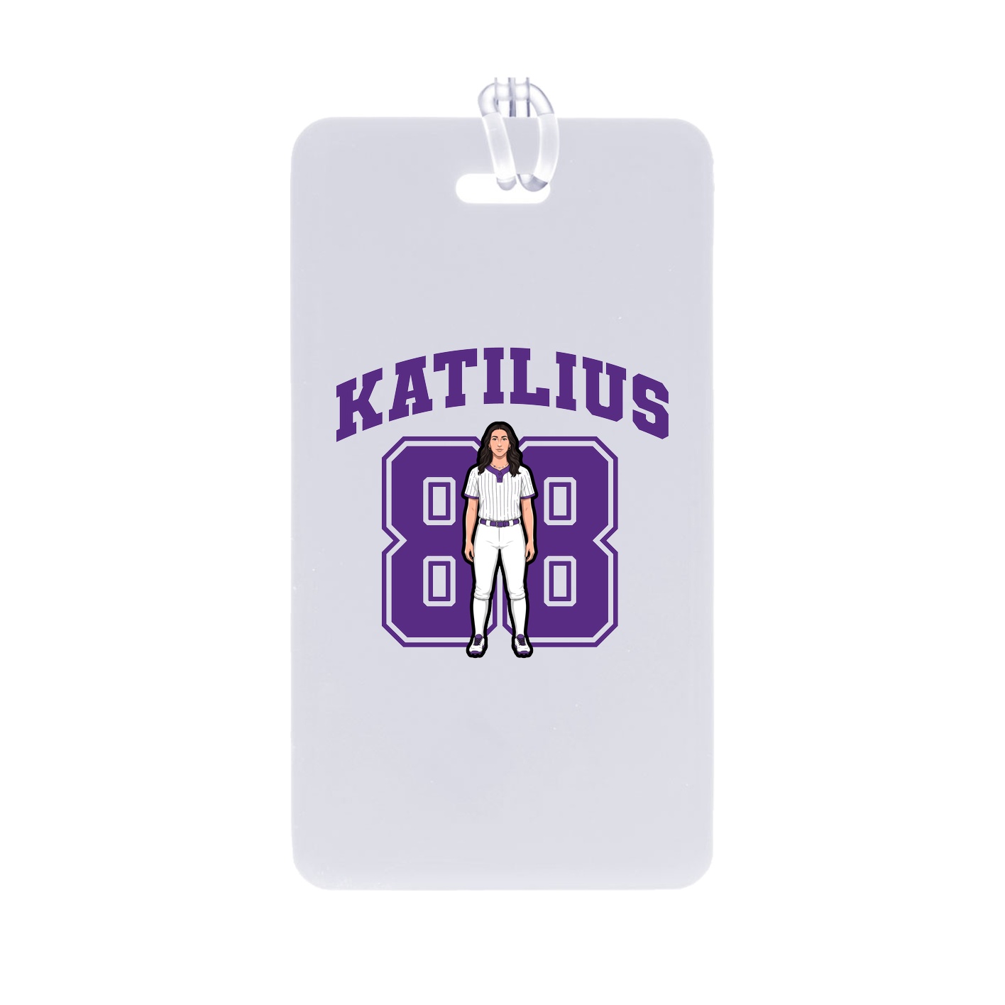 Bag Tag — Number in Classic