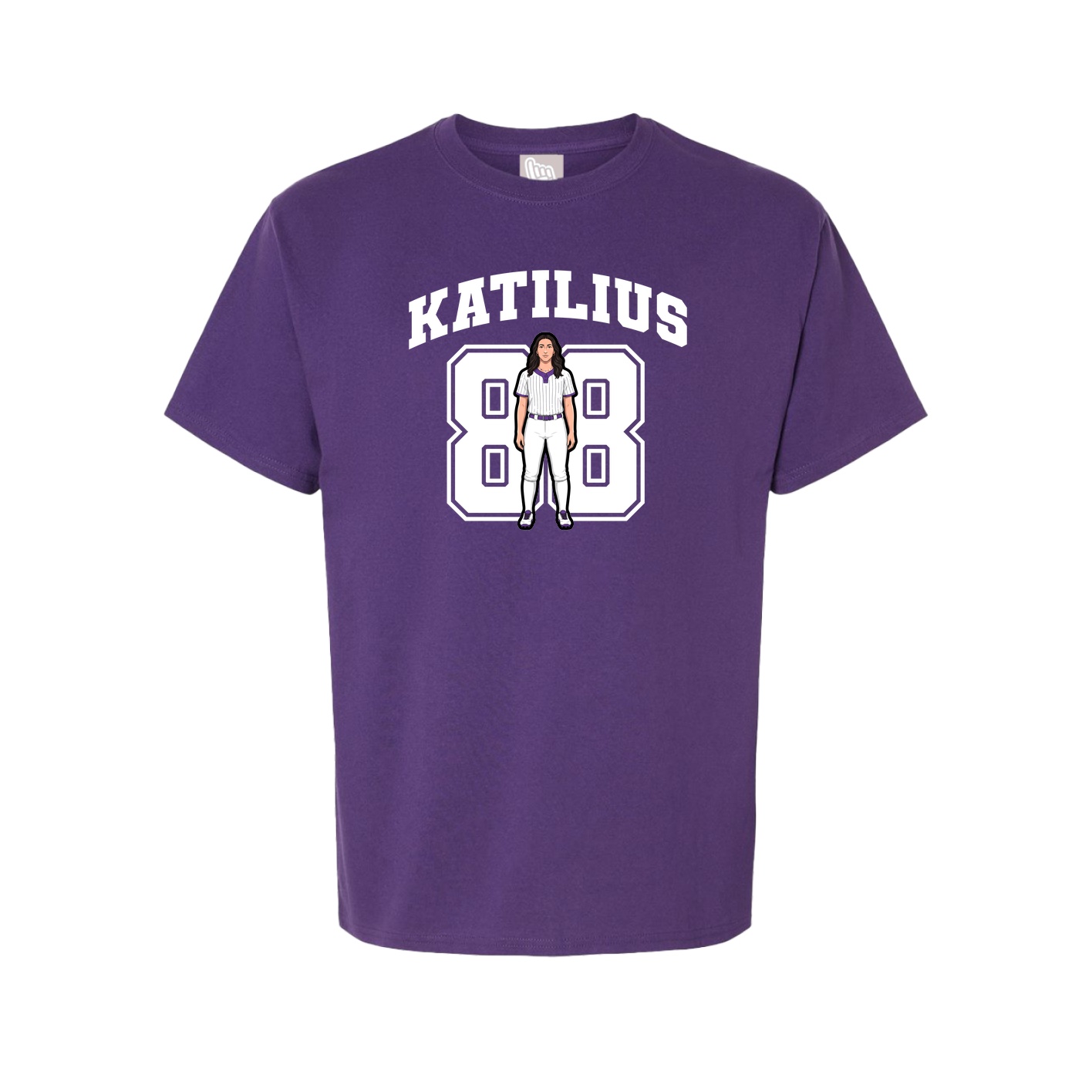 Tee — Number in Purple