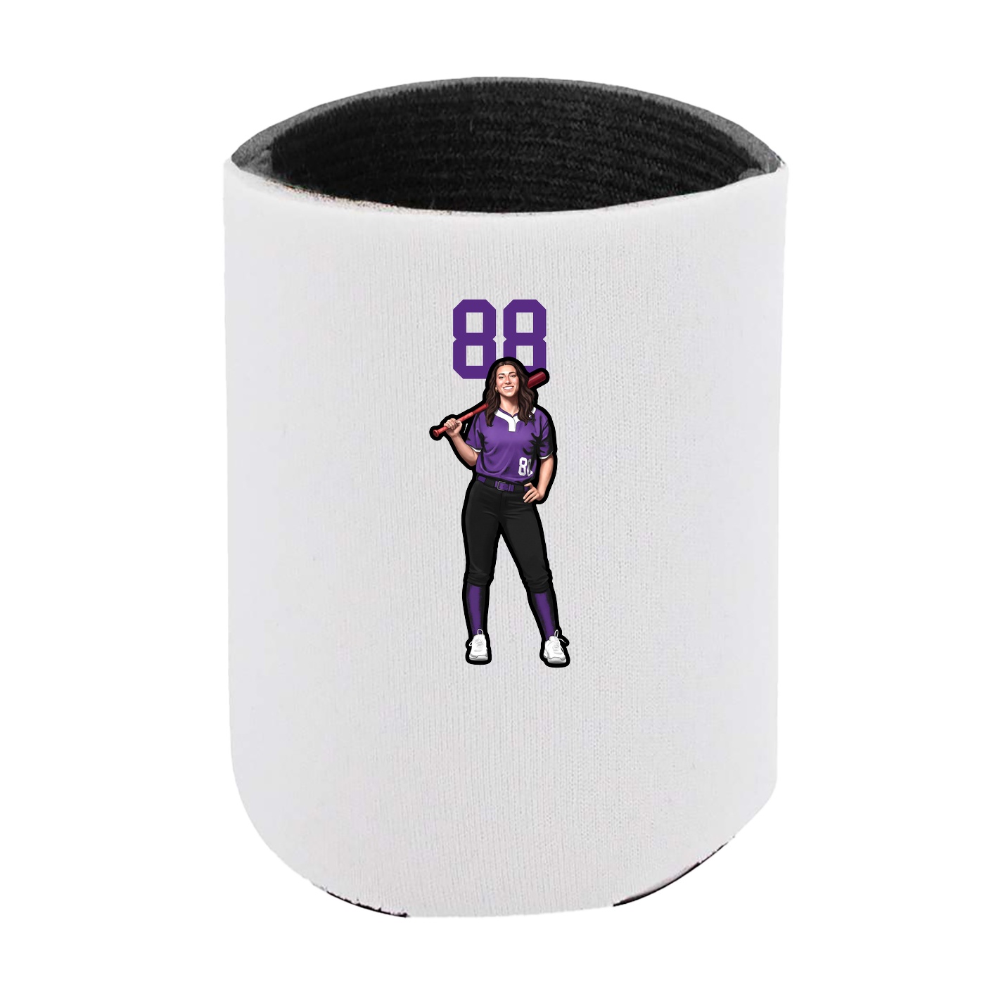 Can Holder — Number Top in White