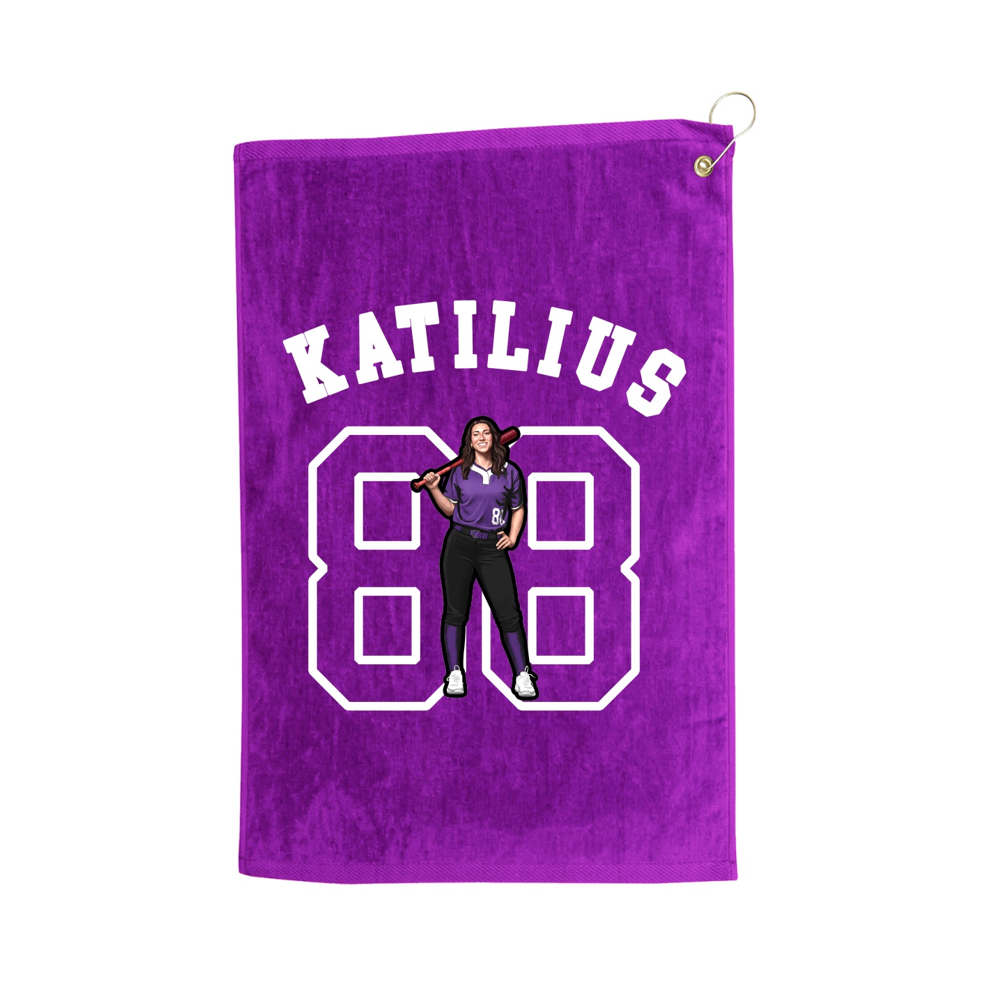 Golf Towel — Shirsey Arch in Purple