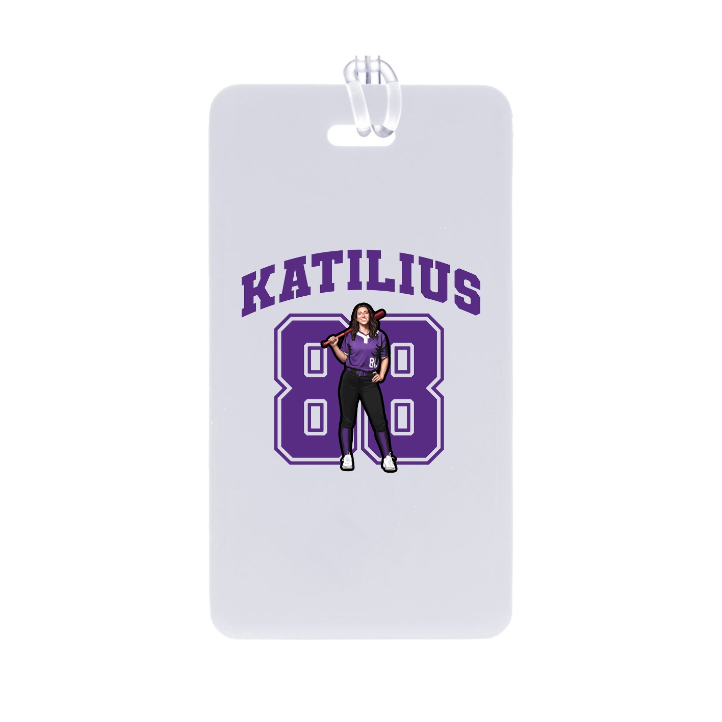 Bag Tag — Number in Classic