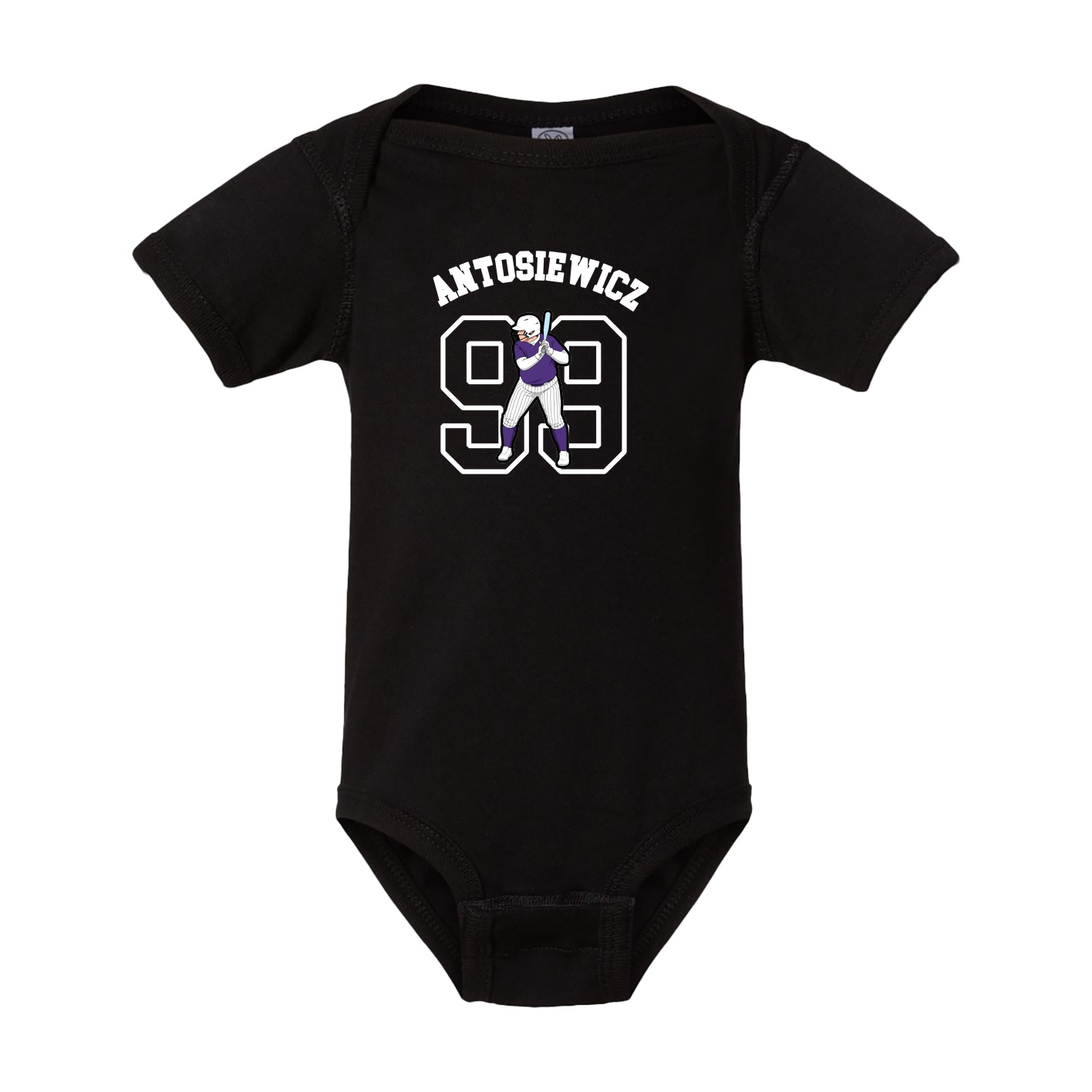 Baby Onesie — Shirsey Arch in Black