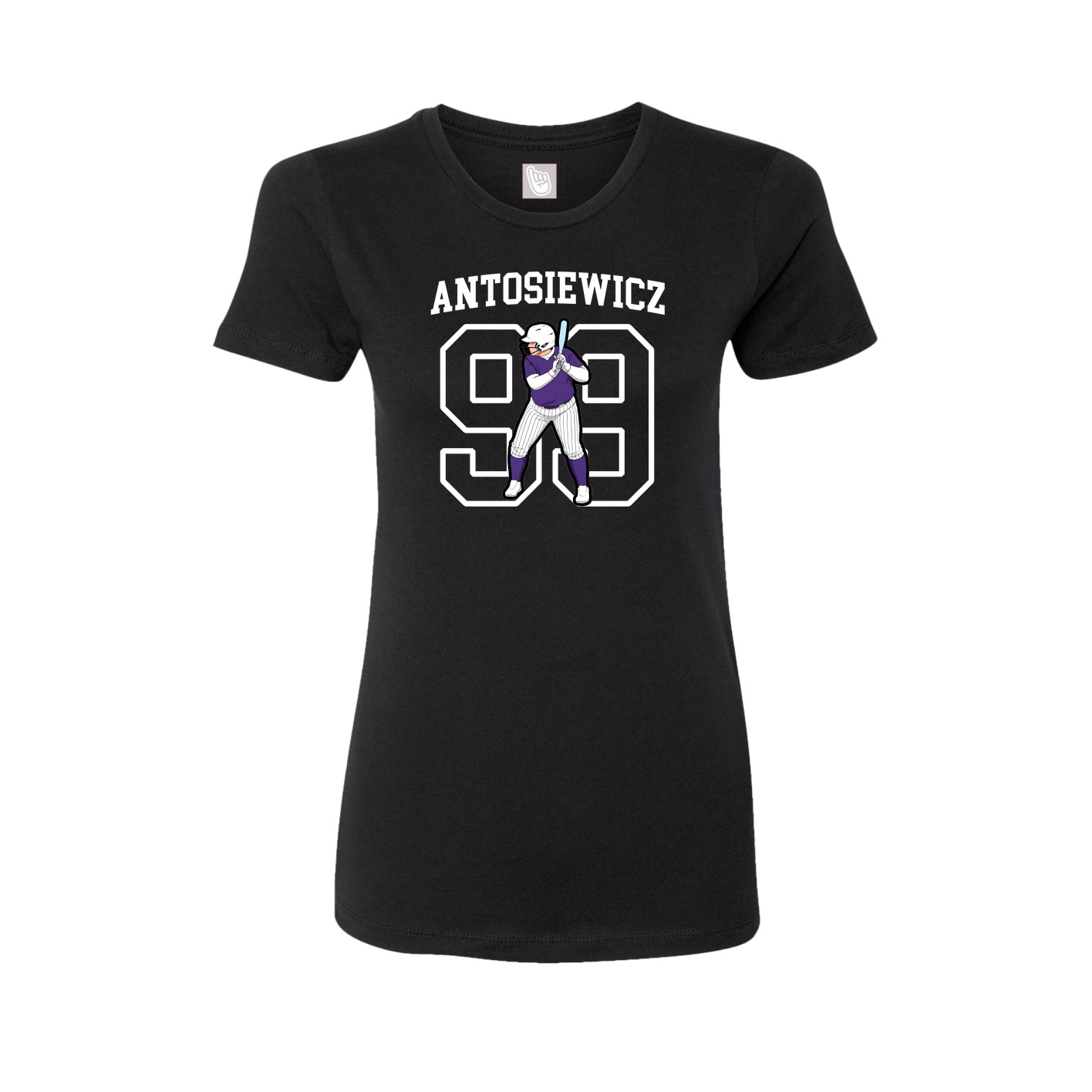 Fitted Women's Tee — Shirsey in Black