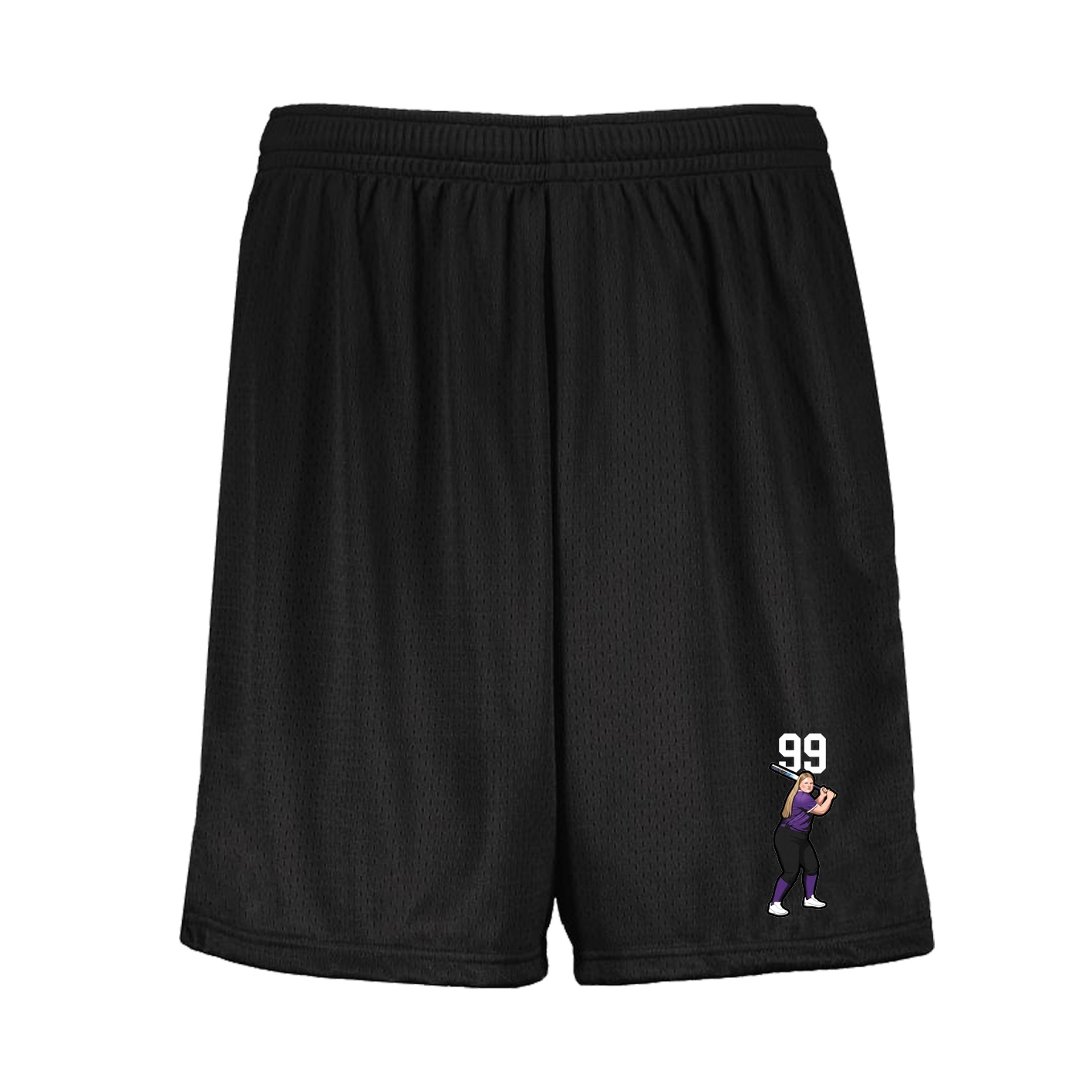Shorts — Number Top in Black