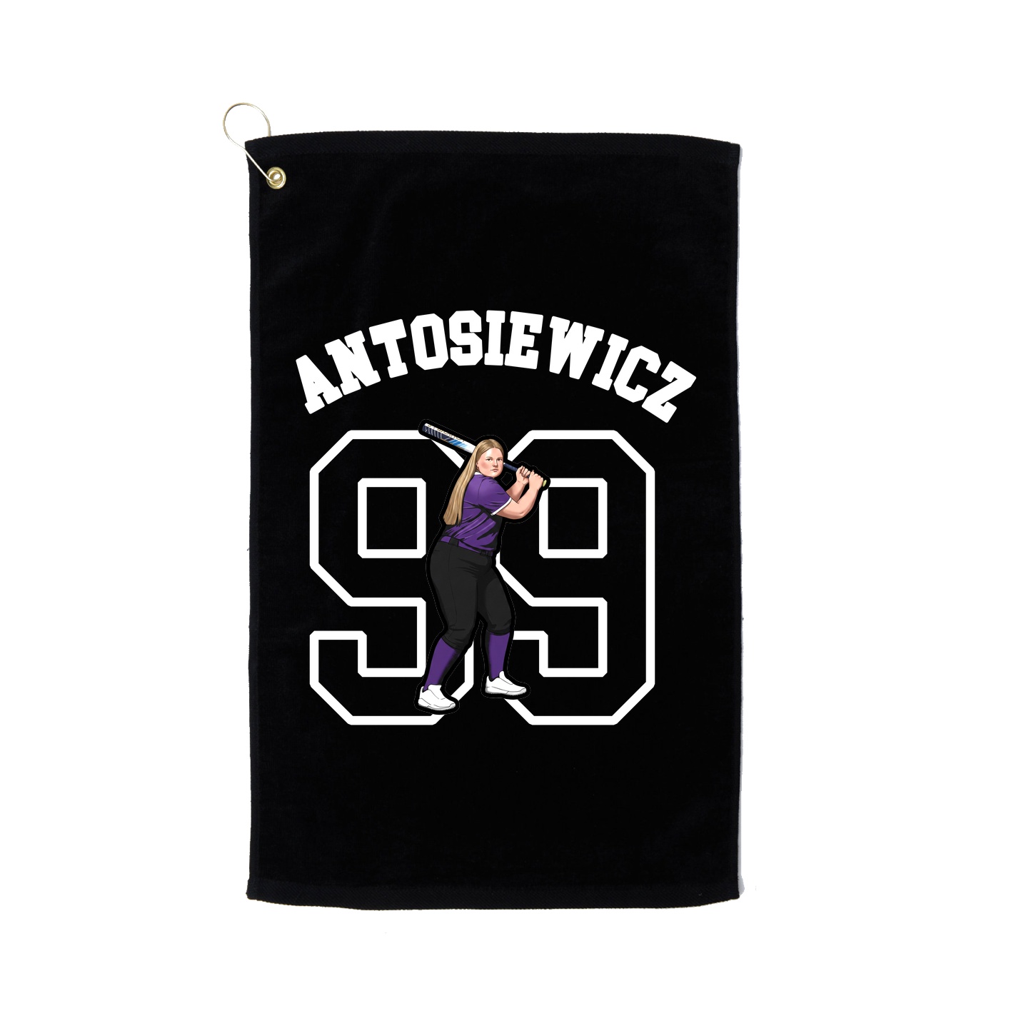 Golf Towel — Shirsey Arch in Black