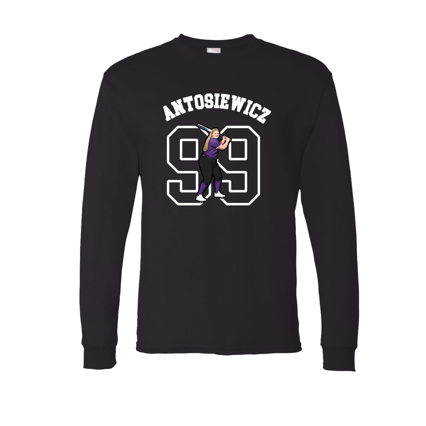 Long Sleeve Tee — Shirsey Arch in Black