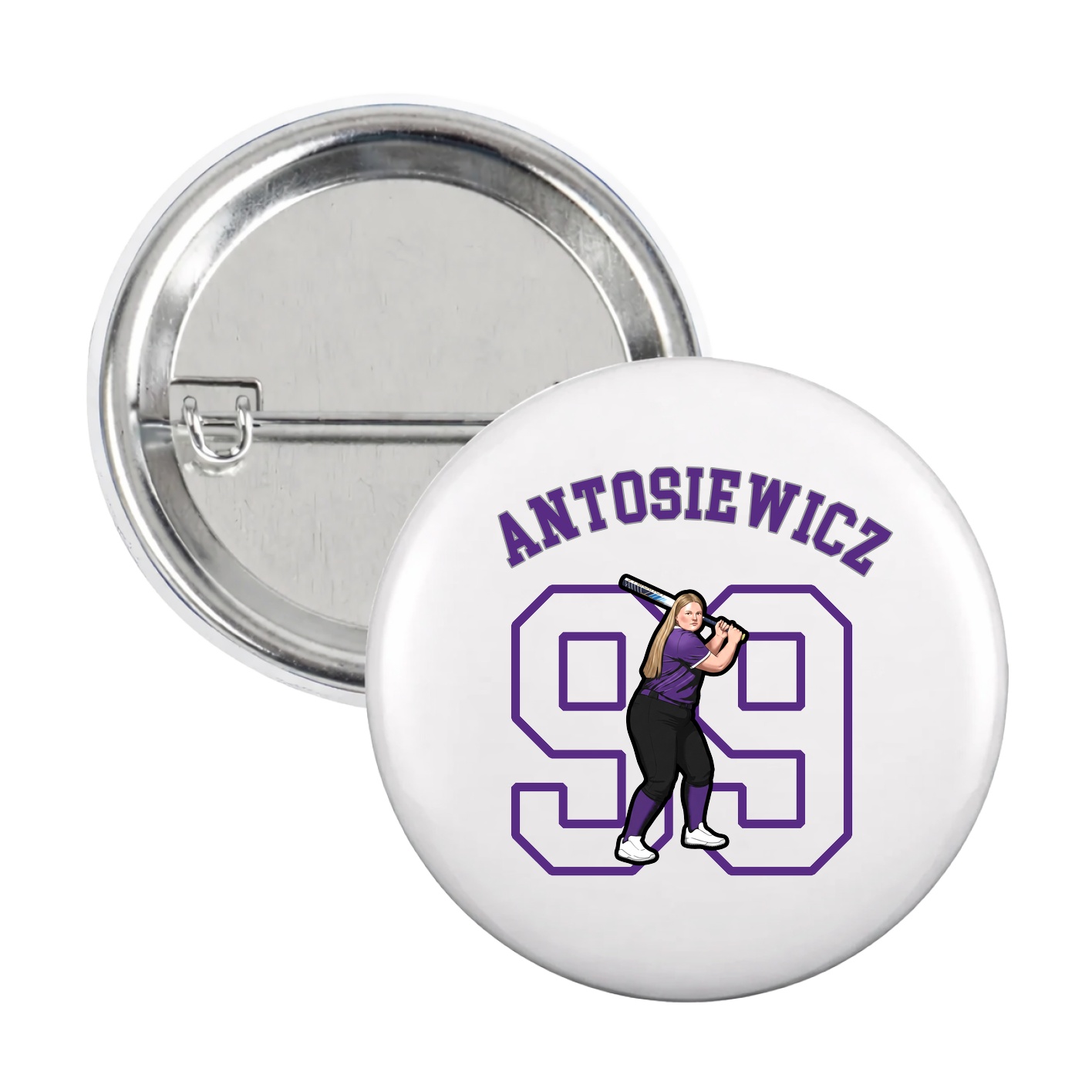 Game Day Button — Shirsey Arch in White