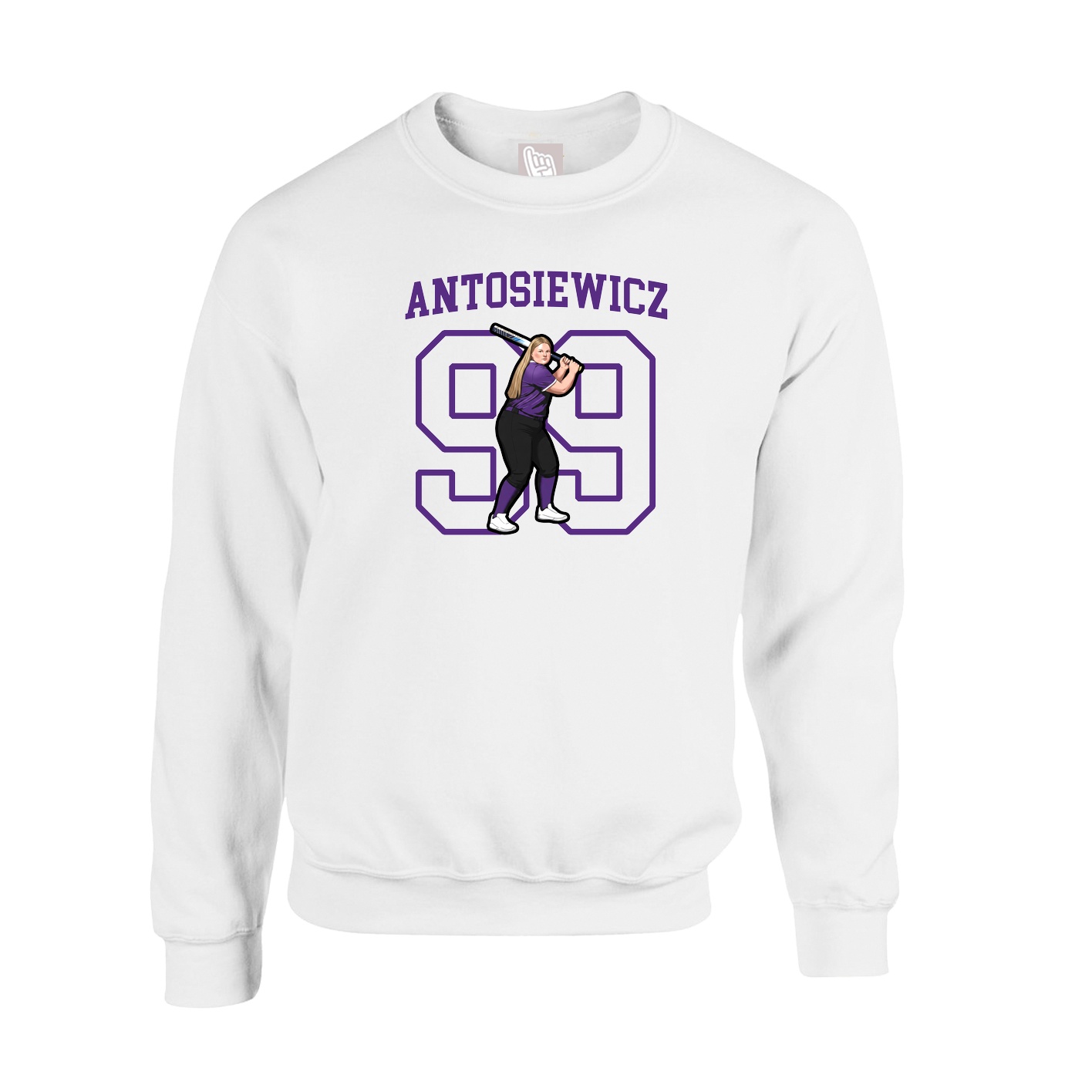 Fleece Crew — Shirsey in White