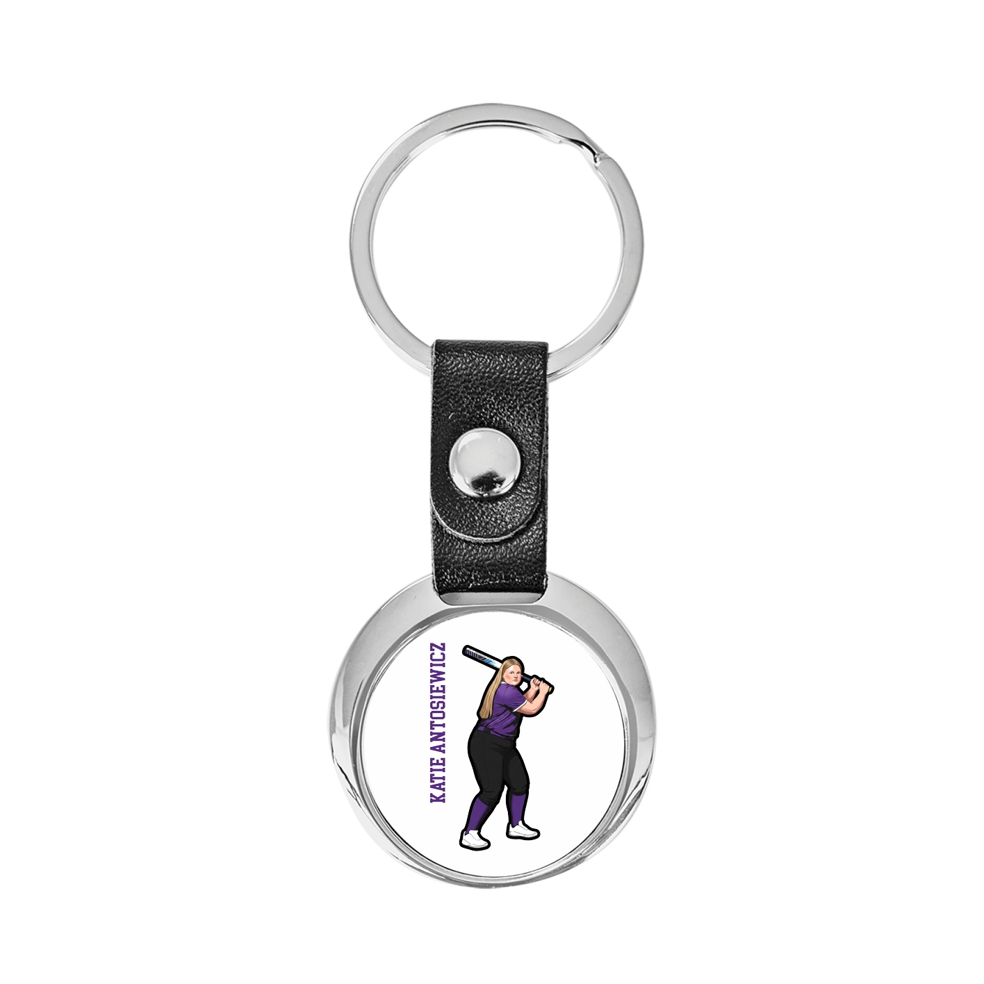 Key Chain — Name Vertical in Classic