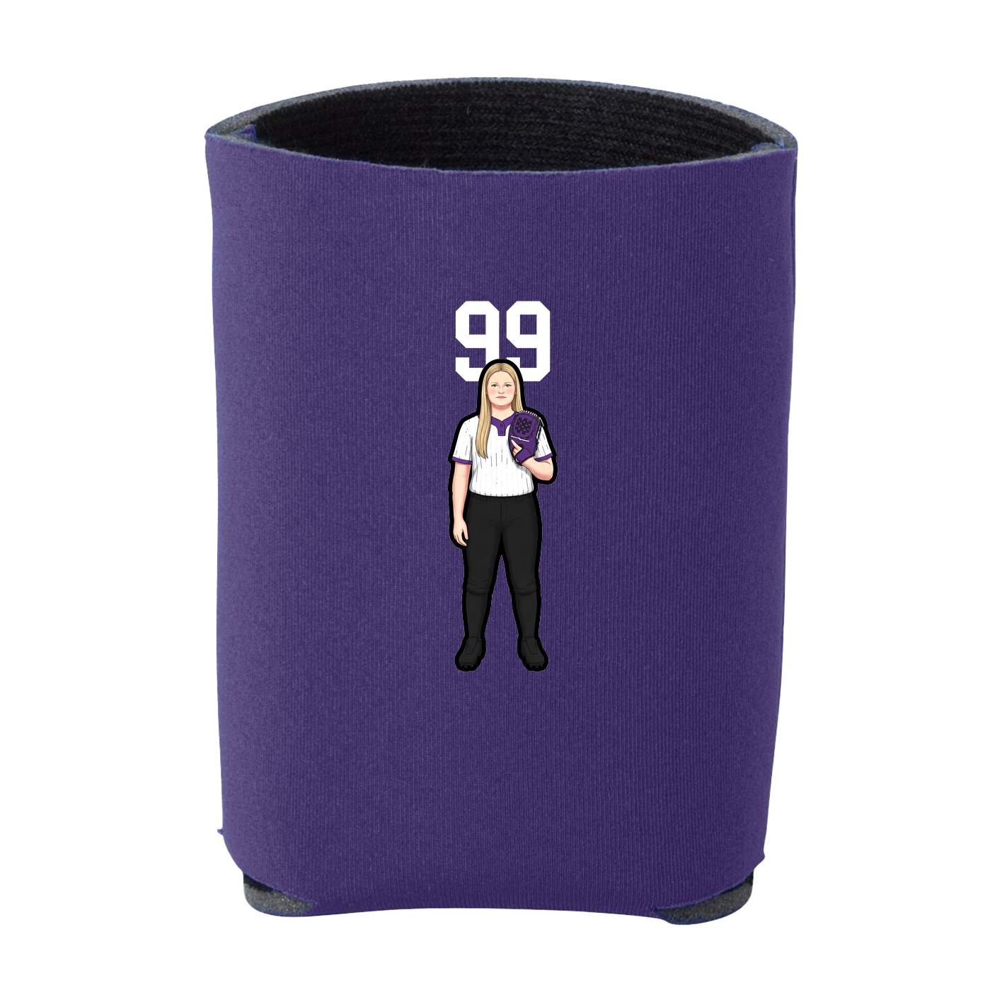 Can Holder — Number Top in Purple