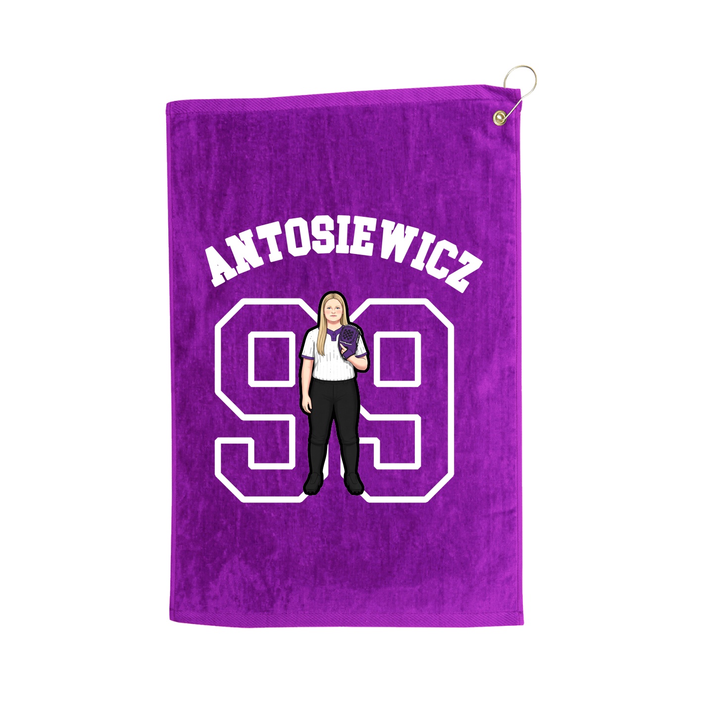Golf Towel — Shirsey Arch in Purple