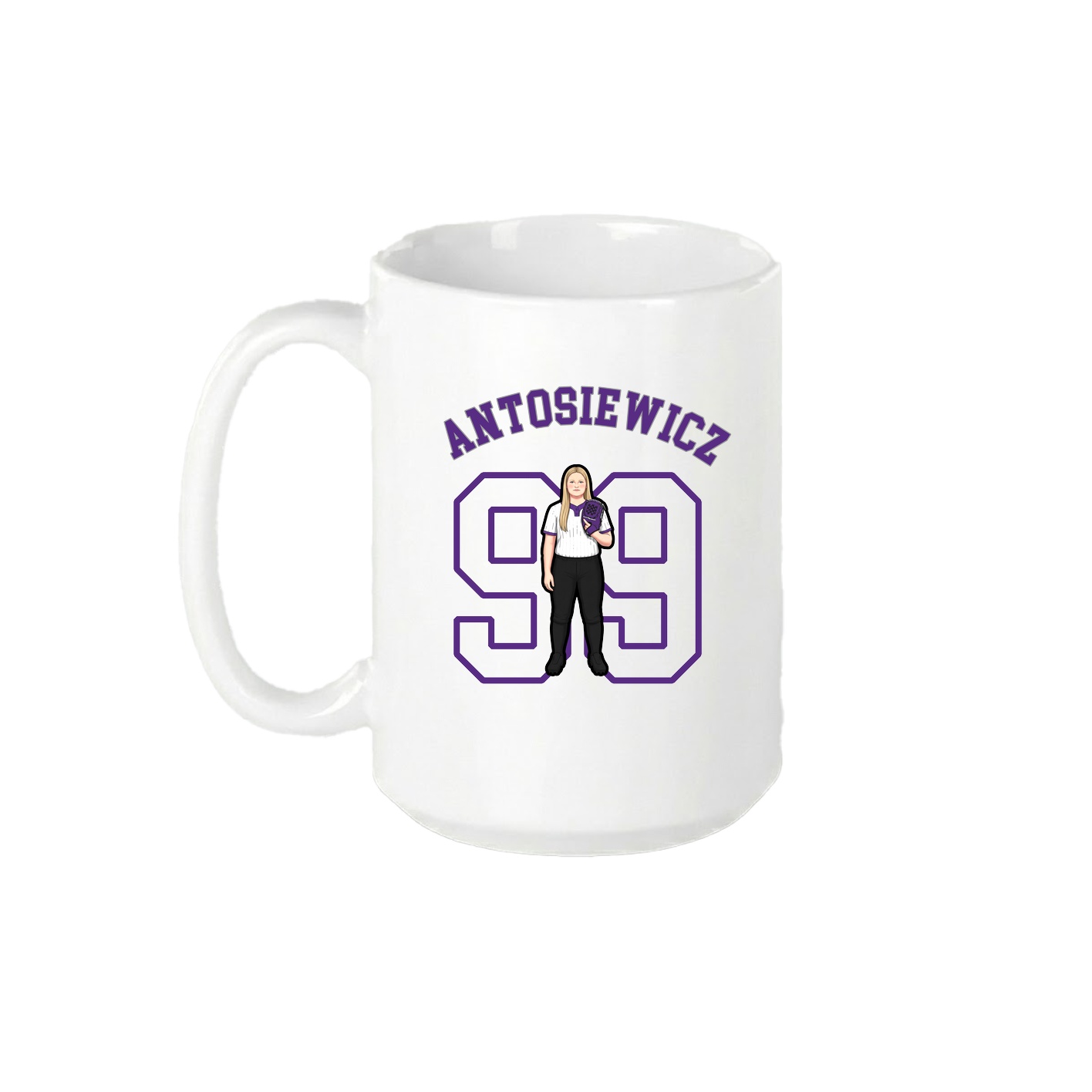 15oz Coffee Mug — Shirsey Arch in White