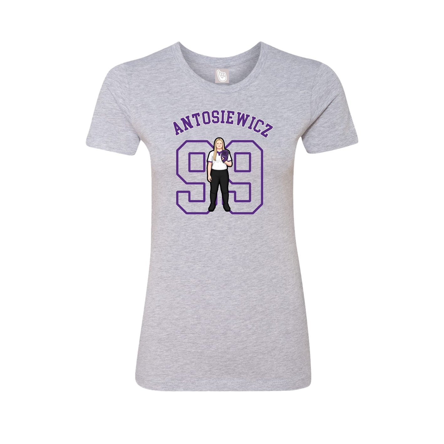 Womens Tee — Shirsey Arch in Grey