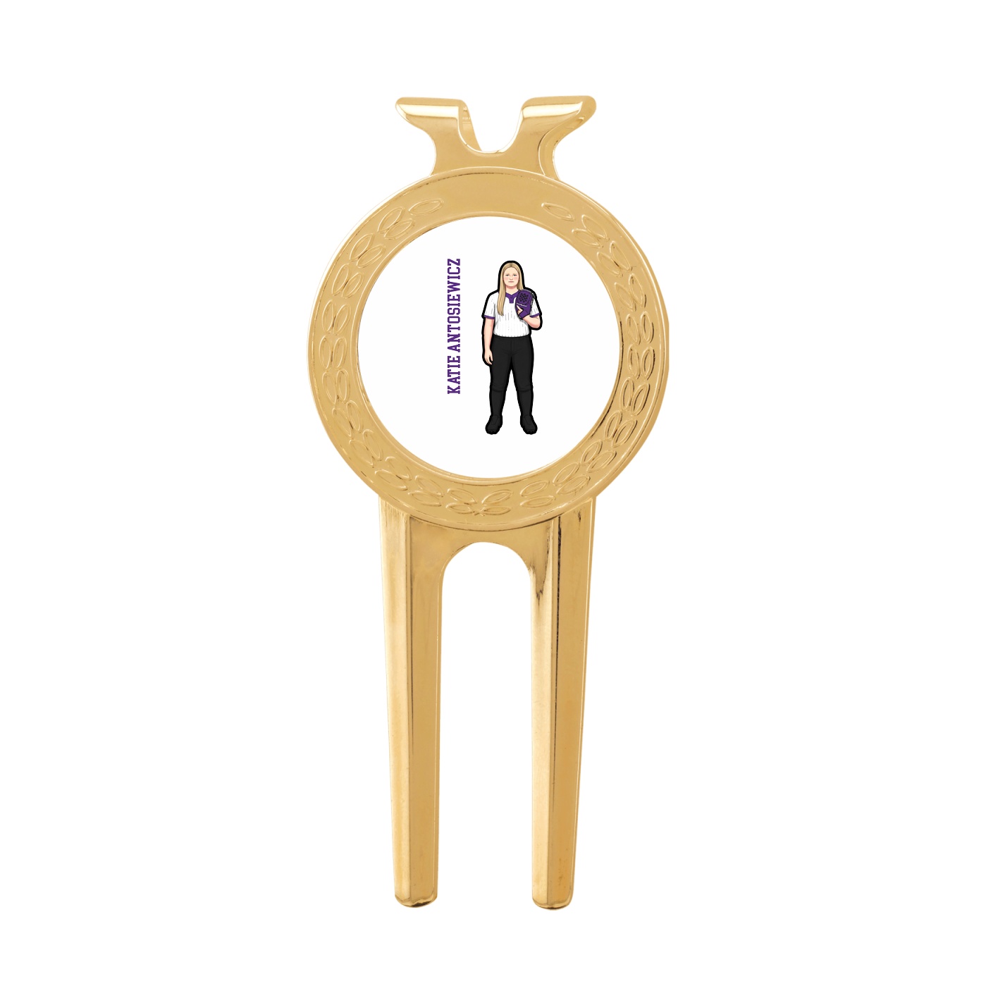 Divot Tool with Ball Marker — Name Vertical in Classic