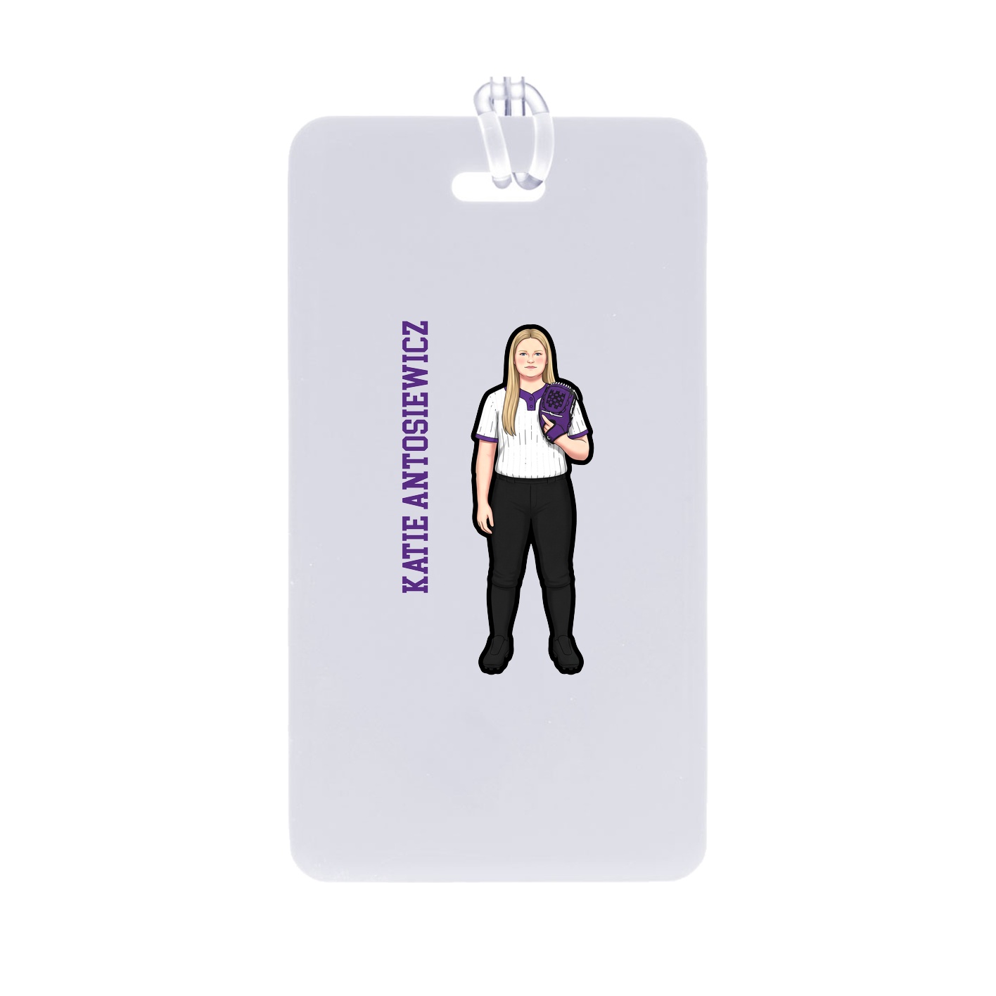 Bag Tag — Name Vertical in Classic